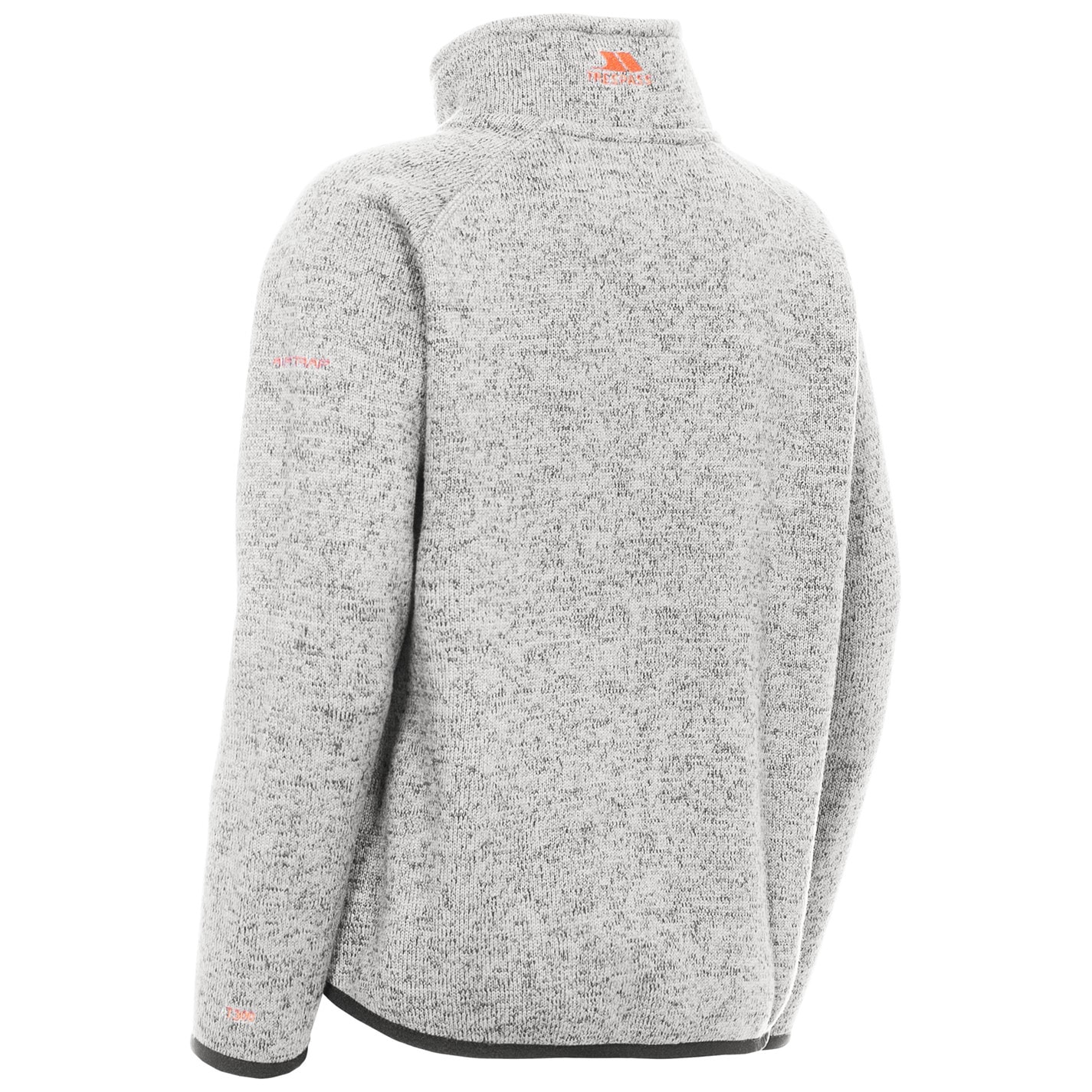 Trespass Grey Marl 4566243 Kids' Mario Full-Zip Fleece - 4