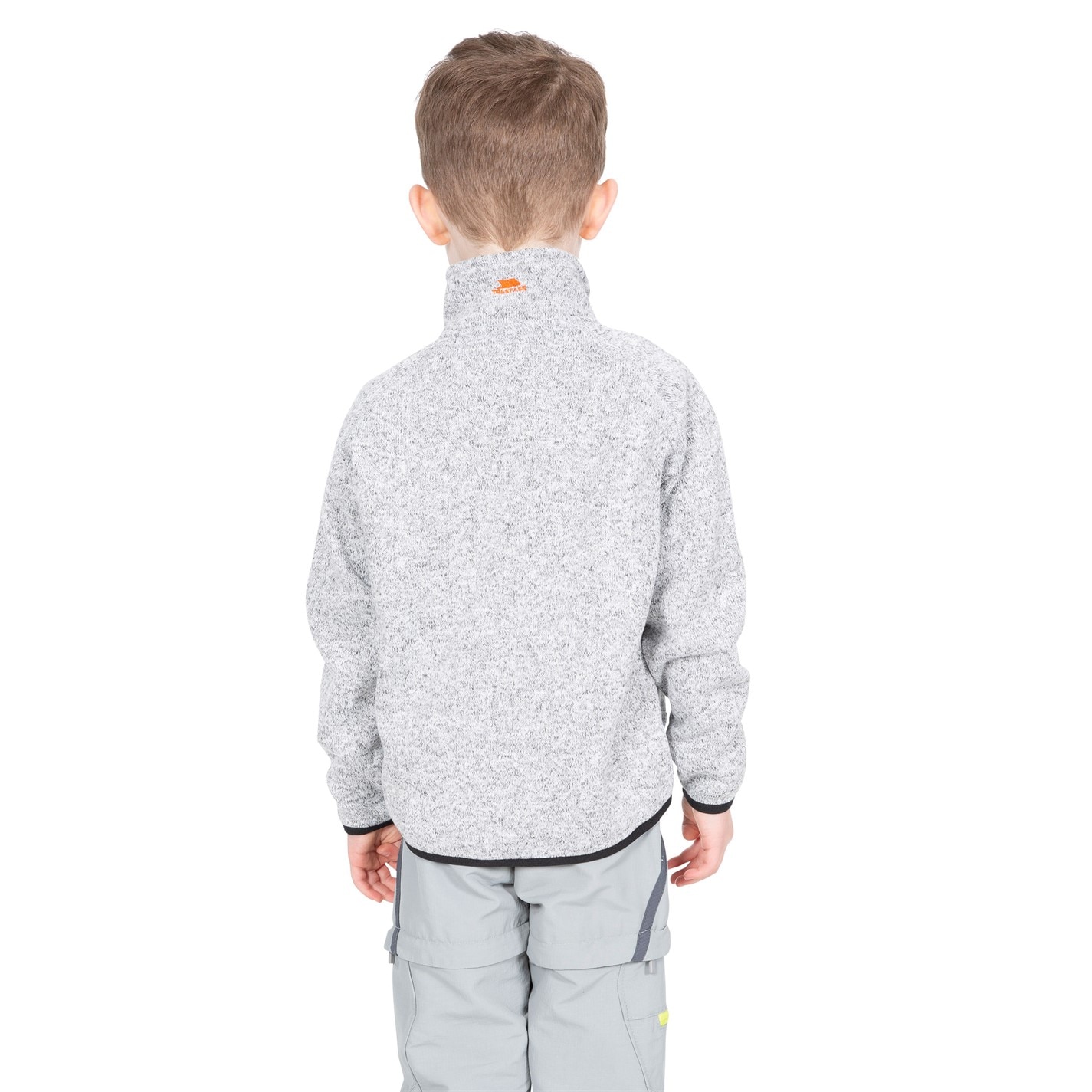 Trespass Grey Marl 4566243 Kids' Mario Full-Zip Fleece - 7