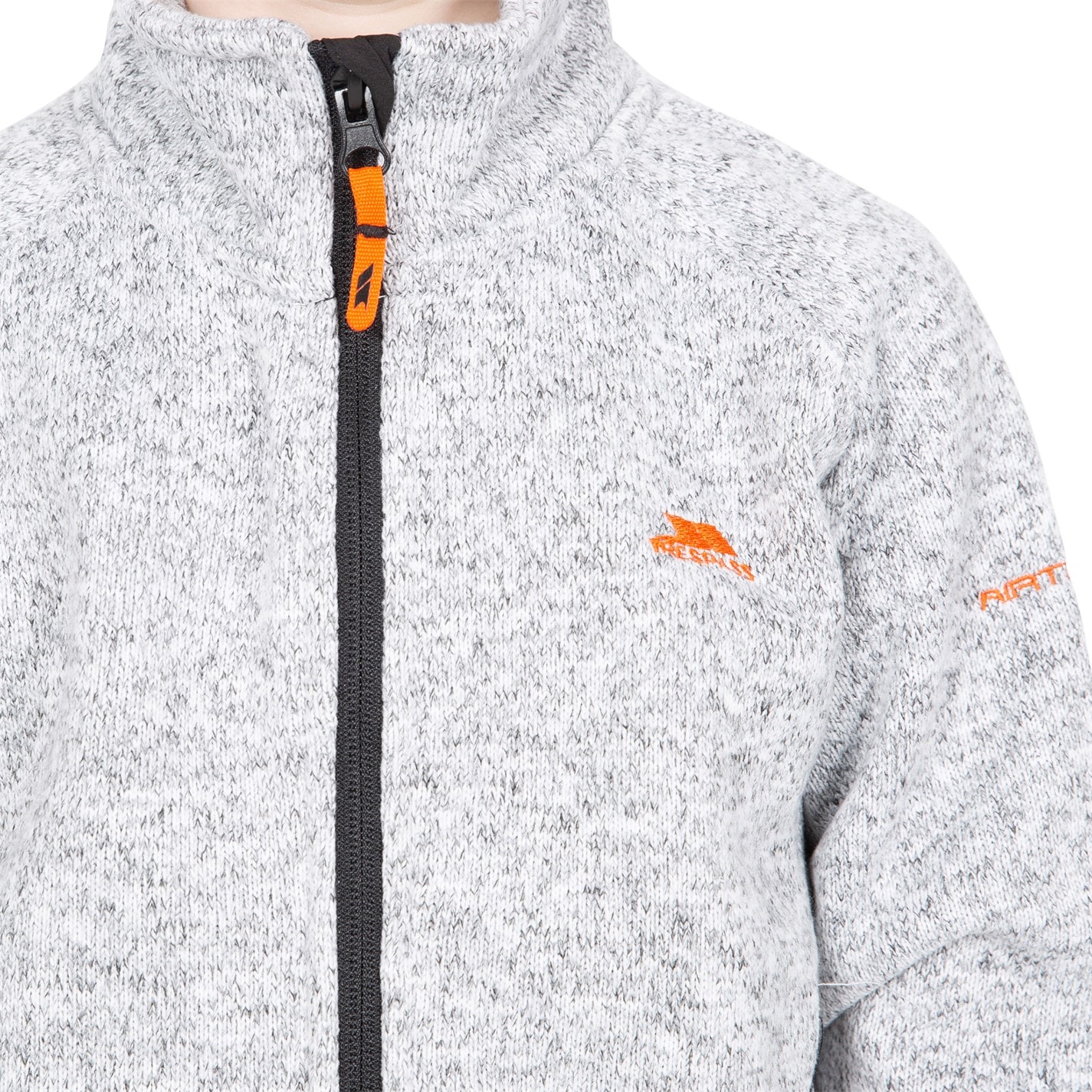 Trespass Grey Marl 4566243 Kids' Mario Full-Zip Fleece - 3