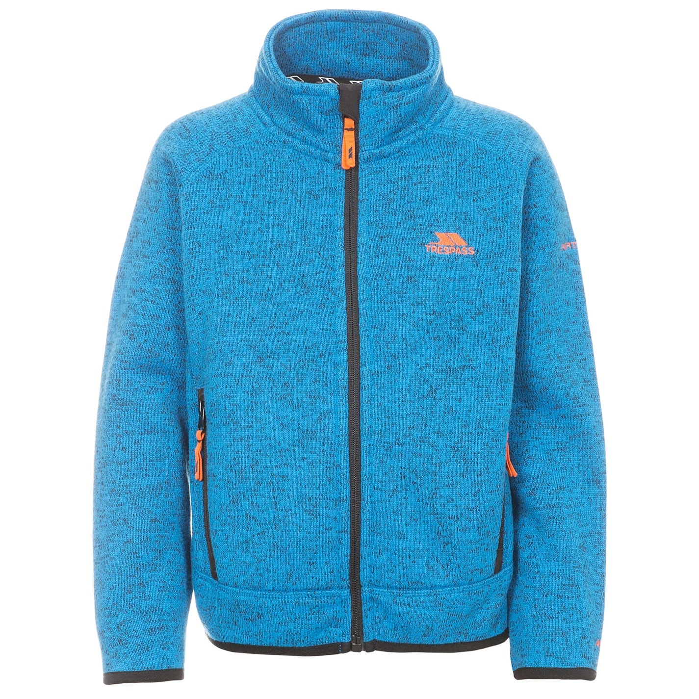 Trespass Blue Marl 1337689 Kids' Mario Full-Zip Fleece - 1