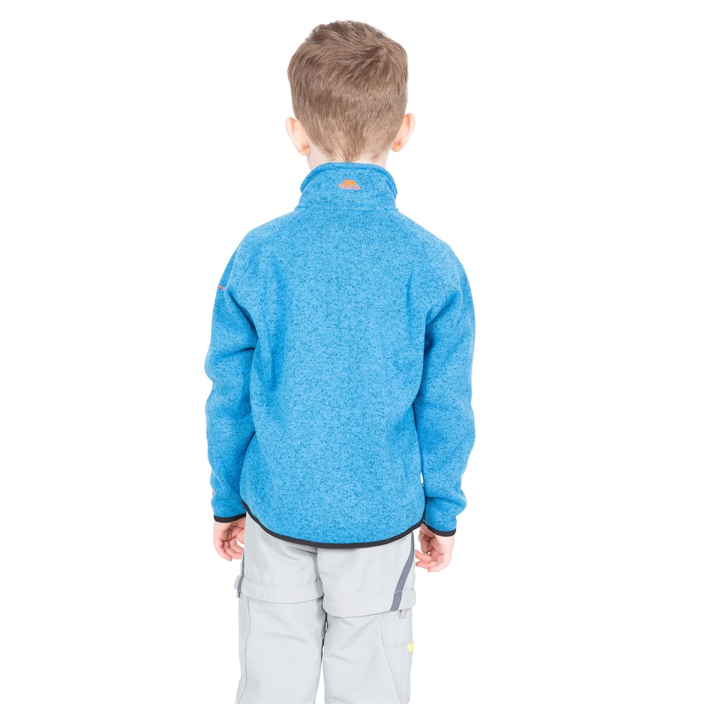 Trespass Blue Marl 1337689 Kids' Mario Full-Zip Fleece - 4