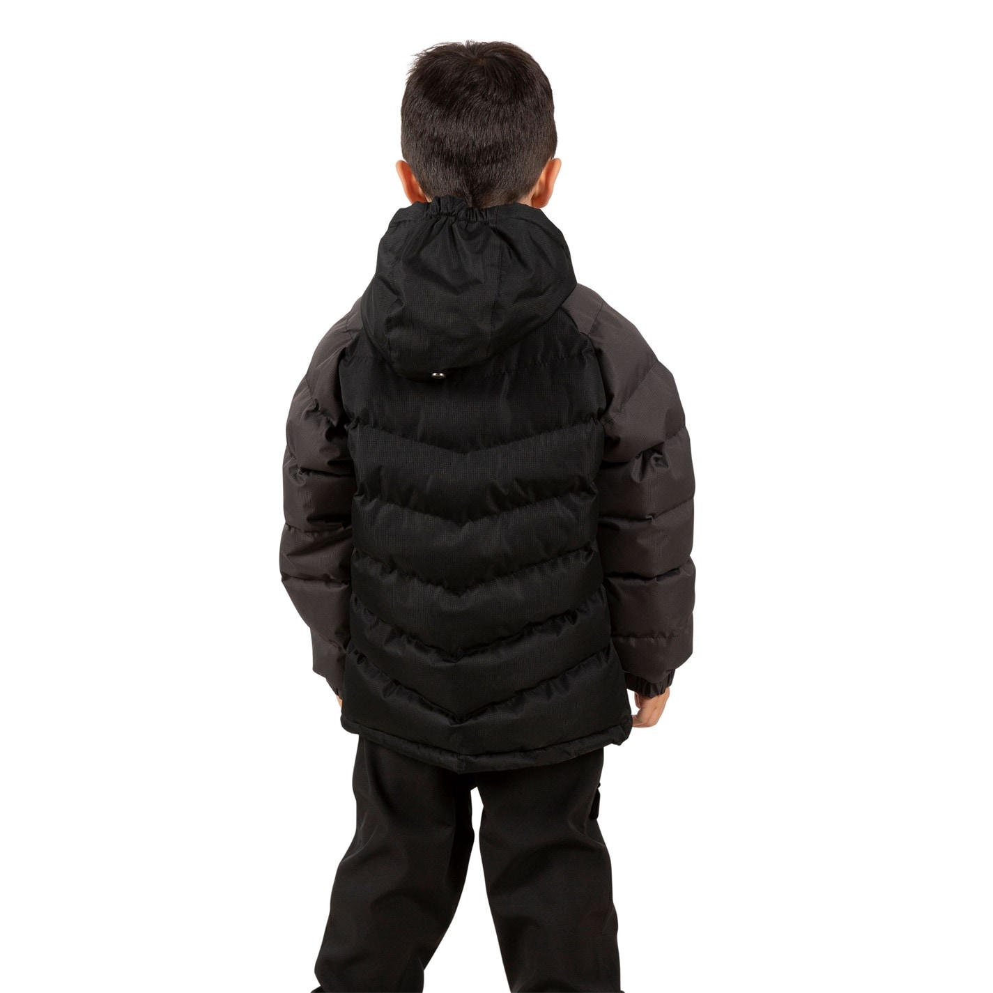 Trespass Black 4258270 Kids' Sidespn Insulated Puffer Jacket - 3