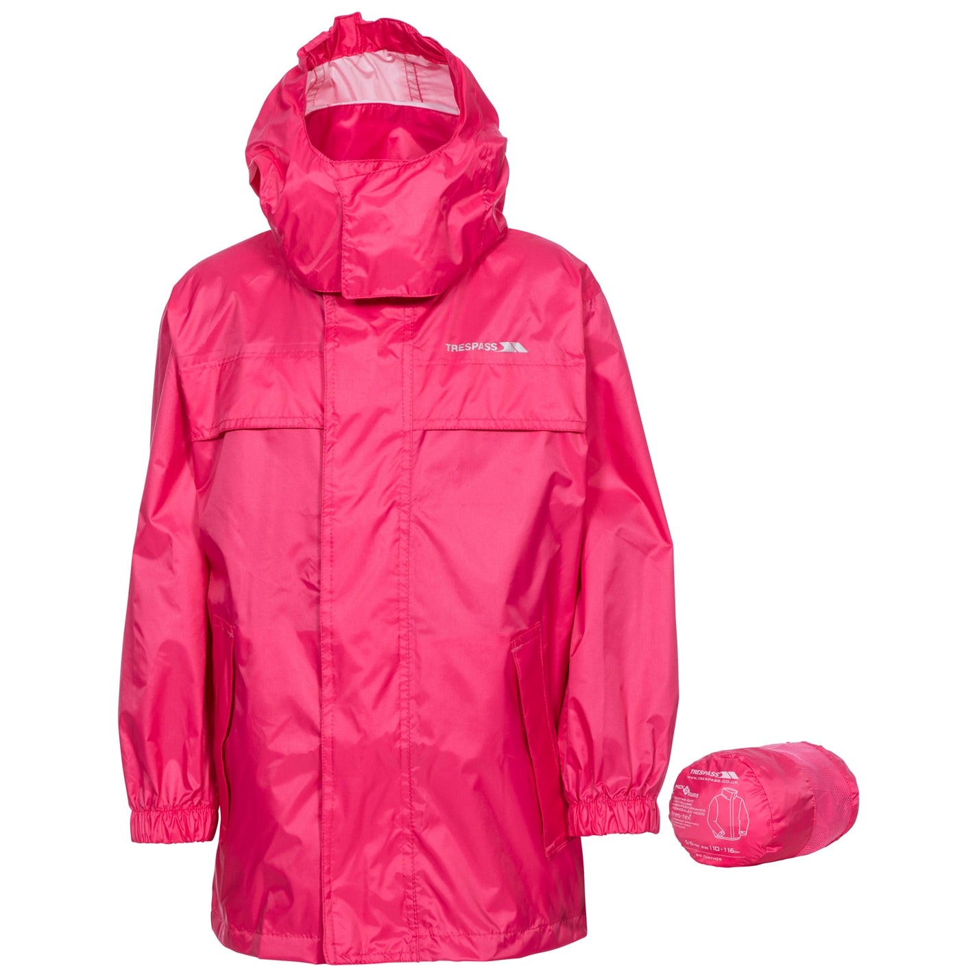 Trespass Sorbet 9405690 Unisex Kids' Parka Waterproof Jacket - 1