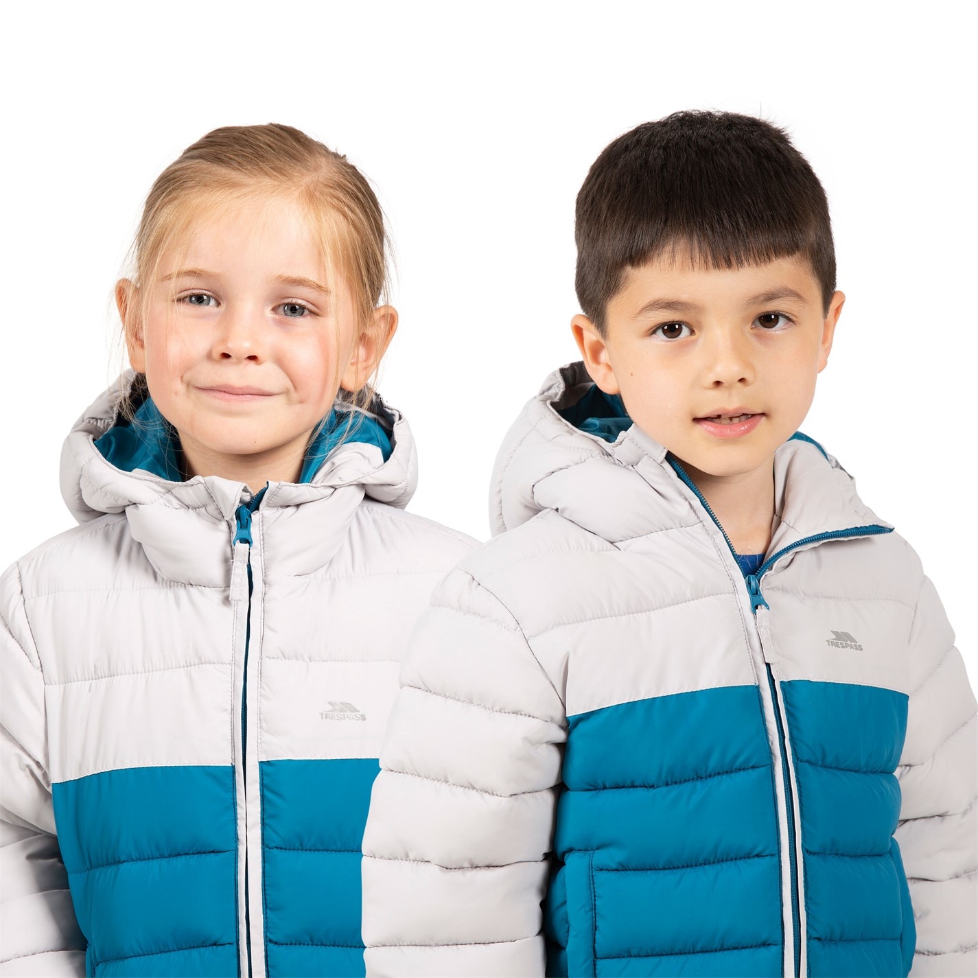 Trespass Rich Teal 2314670 Unisex Kids' Oskar Insulated Puffer Jacket - 5