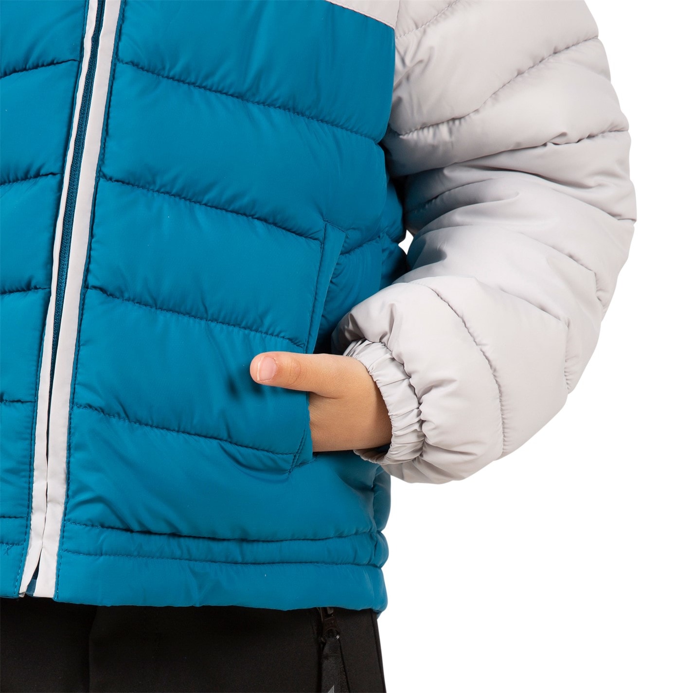 Trespass Rich Teal 2314670 Unisex Kids' Oskar Insulated Puffer Jacket - 6