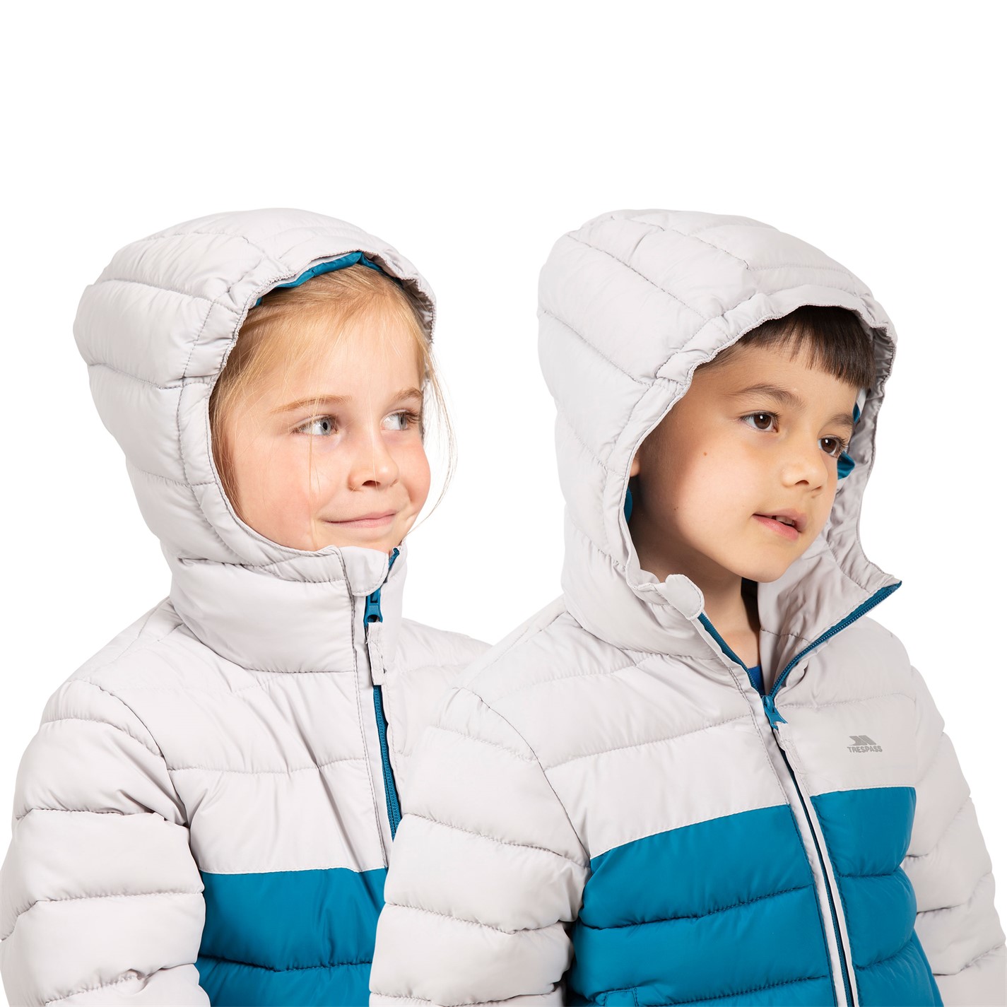 Trespass Rich Teal 2314670 Unisex Kids' Oskar Insulated Puffer Jacket - 7