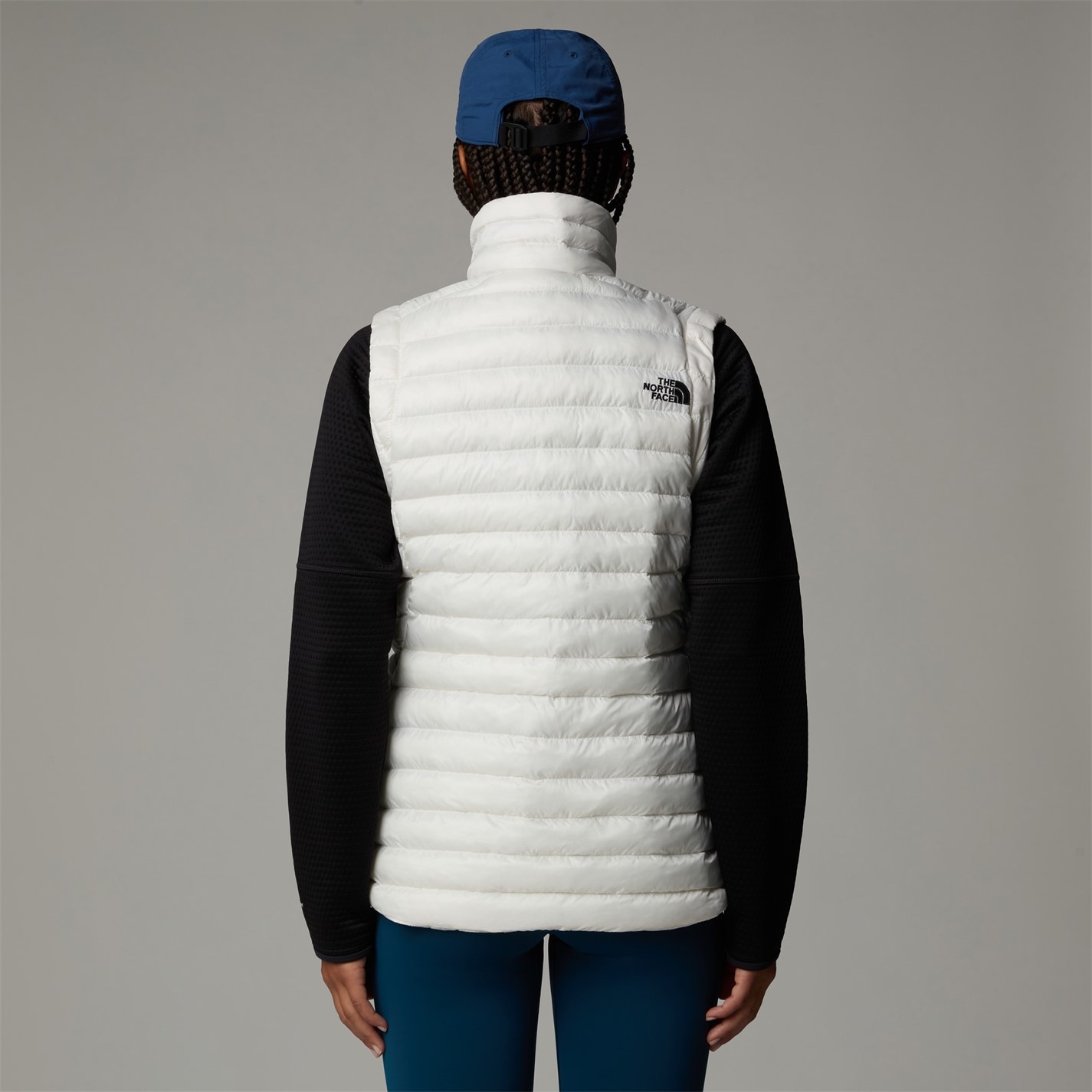Vesta The North Face White Dune 8254098 Women's Huila TNF Outdoor Lightweight Slim Fit Gilet - 3