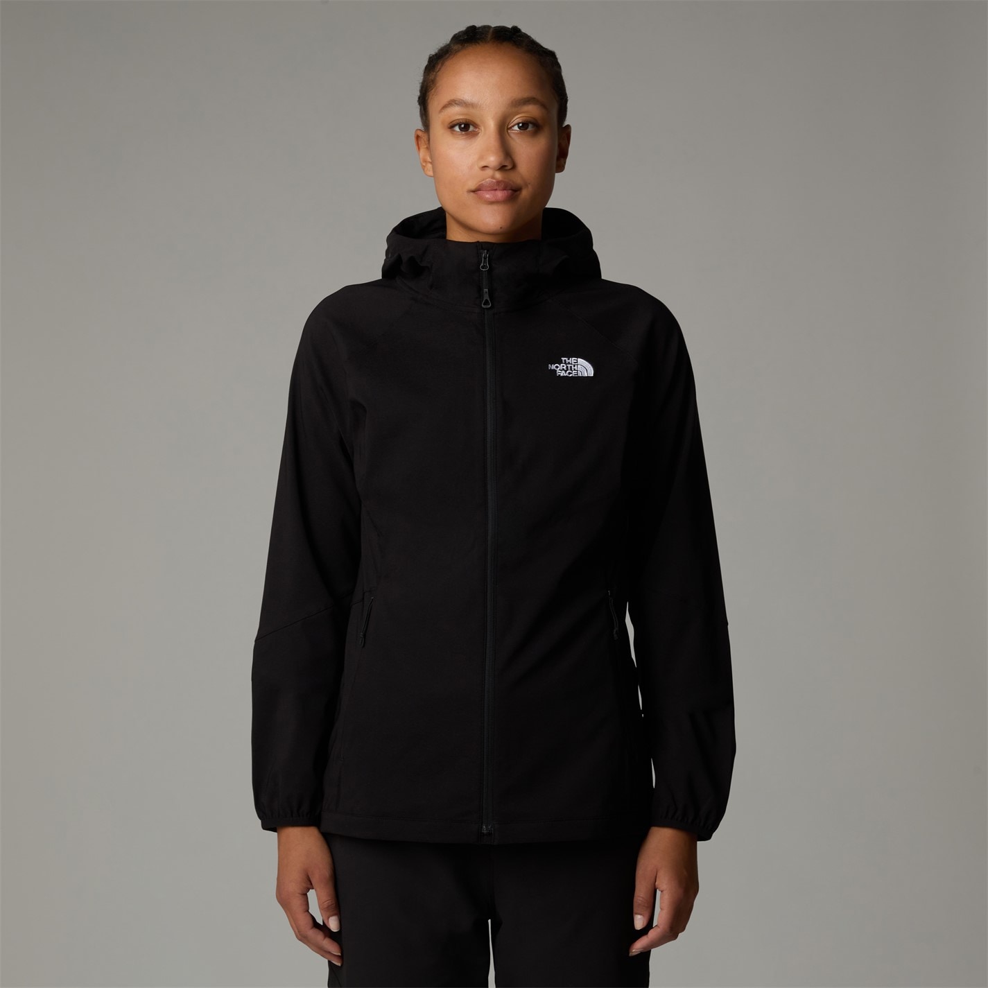 Bunda The North Face Black 2792355 Women's Nimble Lightweight Weather-Resistant Softshell Jacket - 2