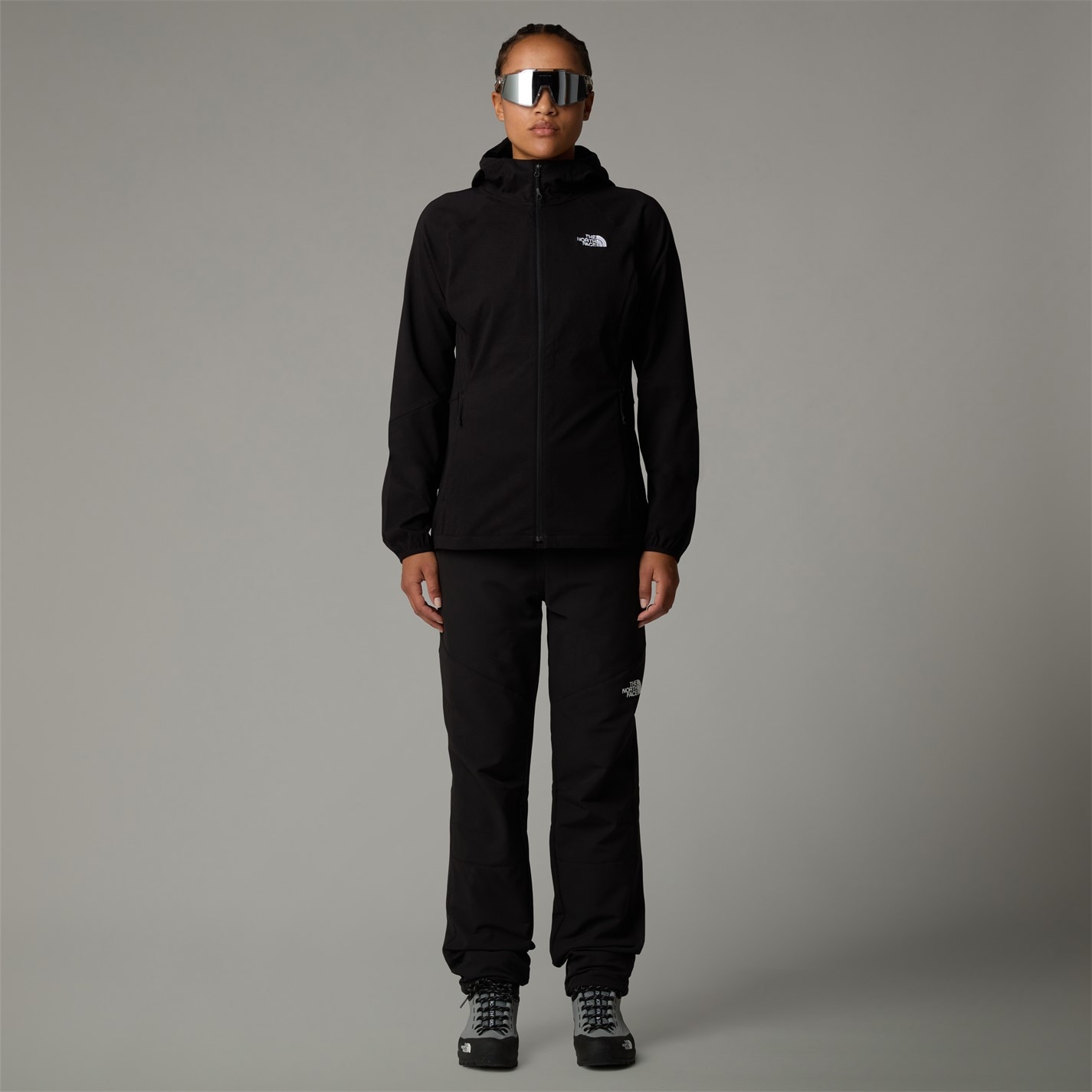 Bunda The North Face Black 2792355 Women's Nimble Lightweight Weather-Resistant Softshell Jacket - 5