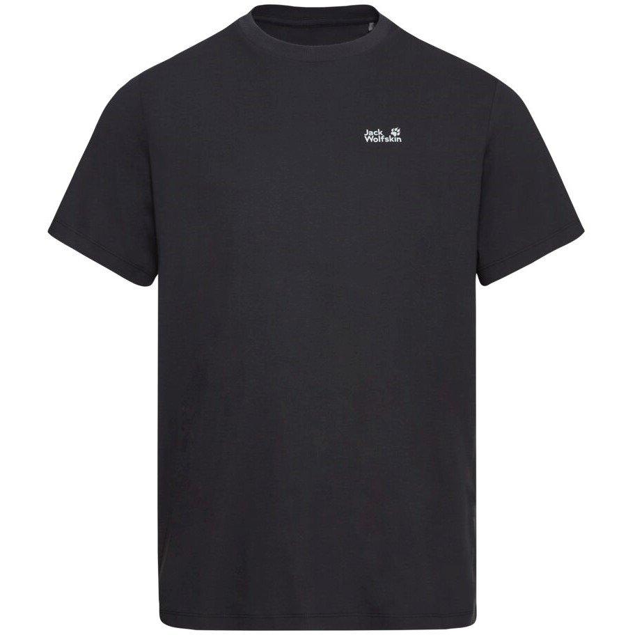Tričko Jack Wolfskin Black 8021302 Men's Short Sleeve Performance T-Shirt - 1