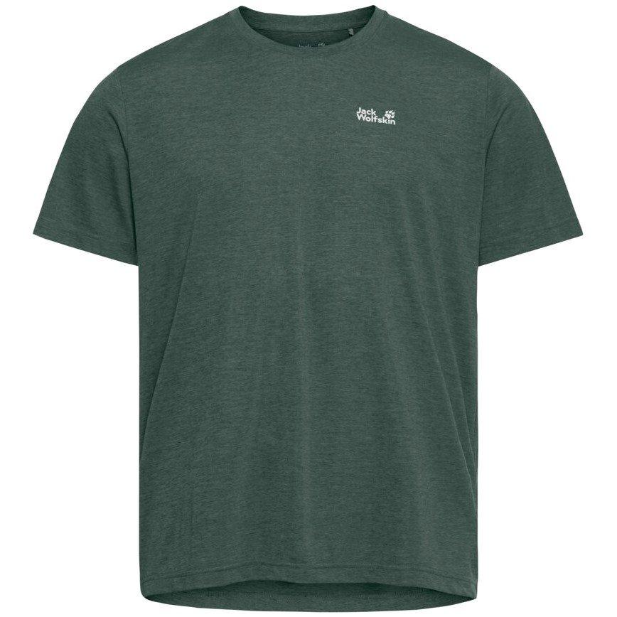 Tričko Jack Wolfskin Green 1223131 Men's Short Sleeve Performance T-Shirt - 1