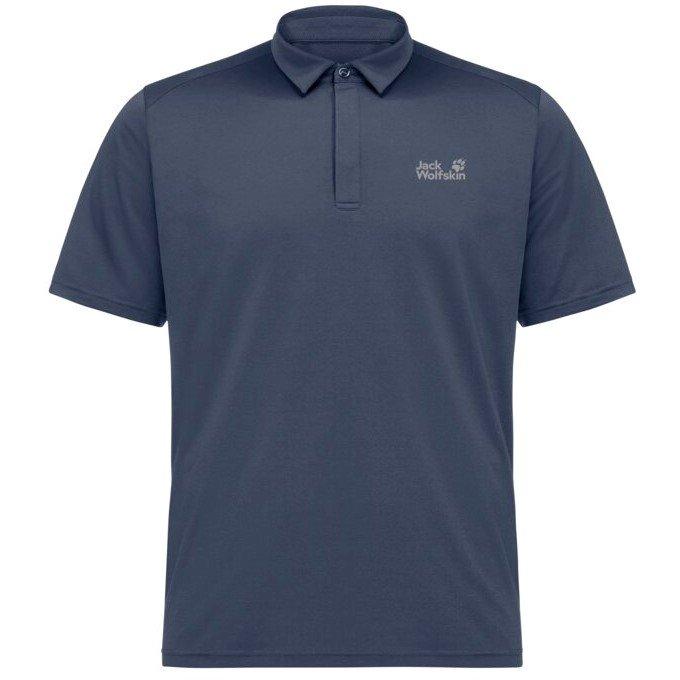 Tričko Jack Wolfskin Blue 7043766 Men's Short Sleeve Performance T-Shirt - 1