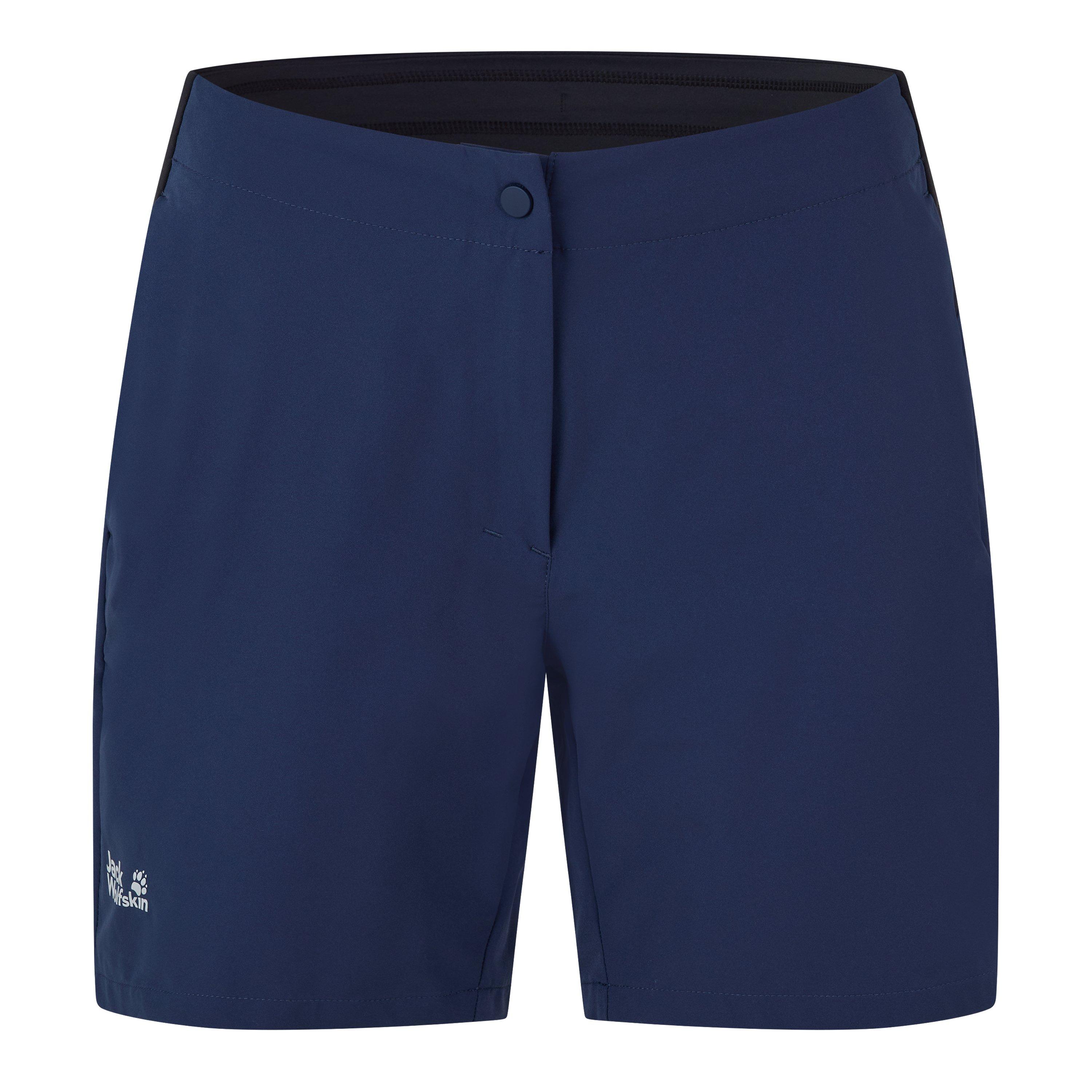 Kraťasy Jack Wolfskin Blue 2709405 Women's Walking Shorts - 1