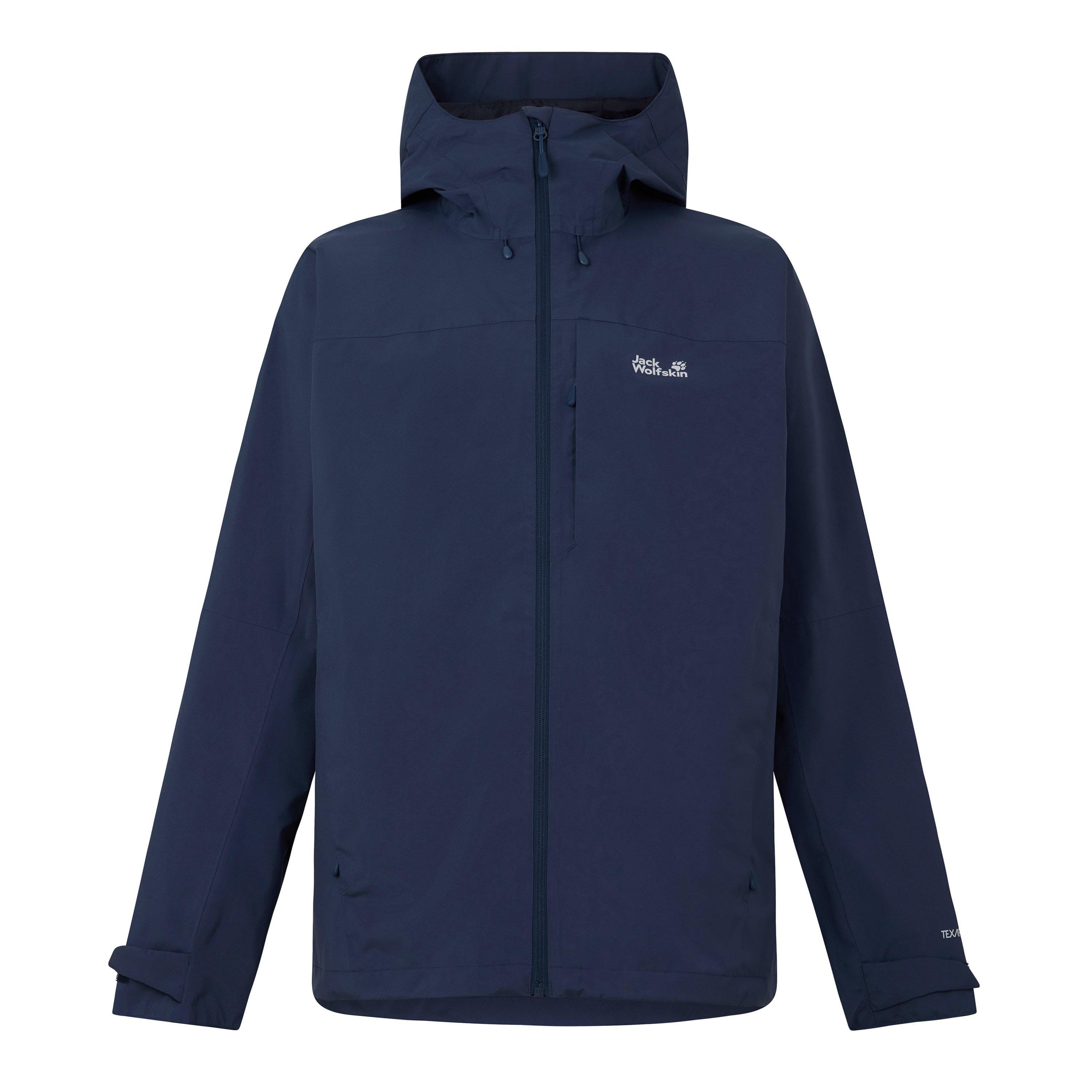 Bunda Jack Wolfskin Blue 869206 Men's Waterproof Jacket - 1