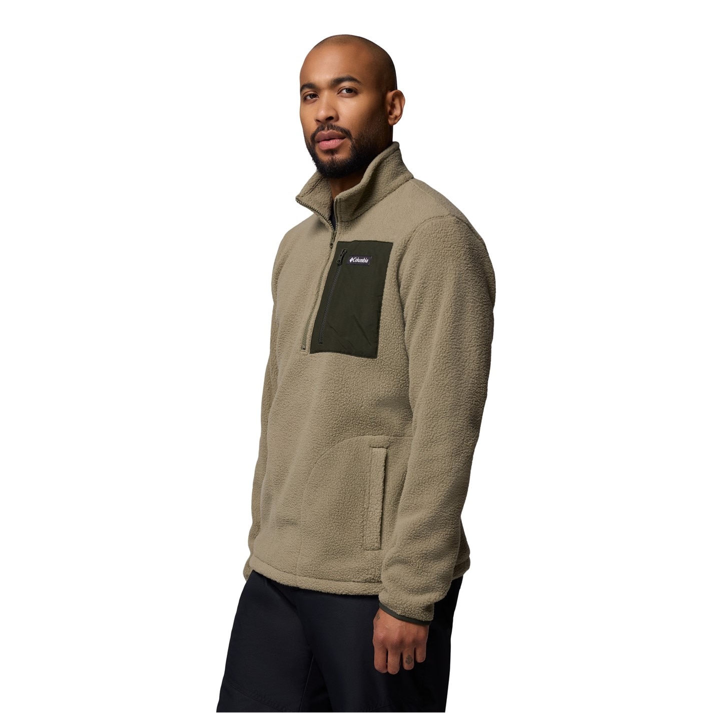 Bunda Columbia Green 587483 Jasper Ridge Fleece Mens - 3