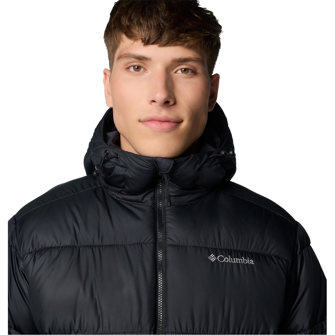 Bunda Columbia Black 8944006 Men's Pike Lake Hooded Water-Resistant Insulated Puffer Jacket - 5