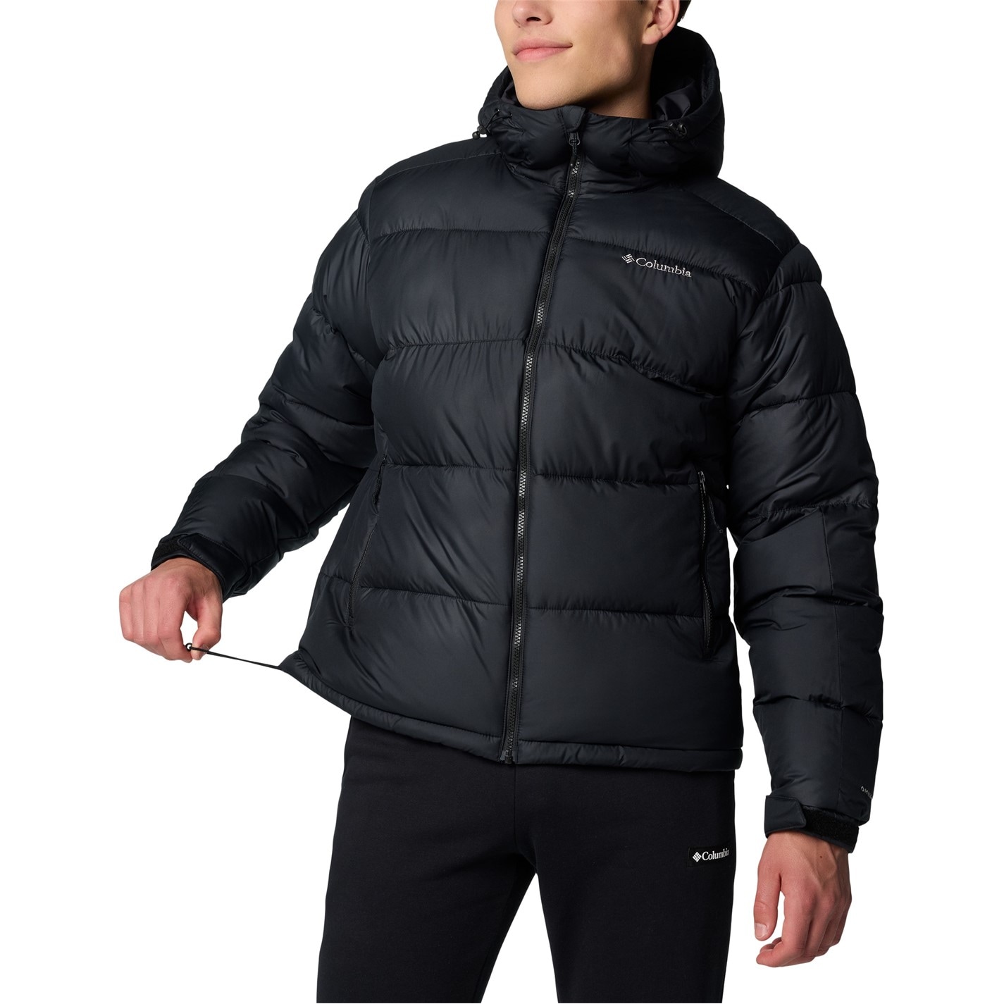 Bunda Columbia Black 8944006 Men's Pike Lake Hooded Water-Resistant Insulated Puffer Jacket - 7