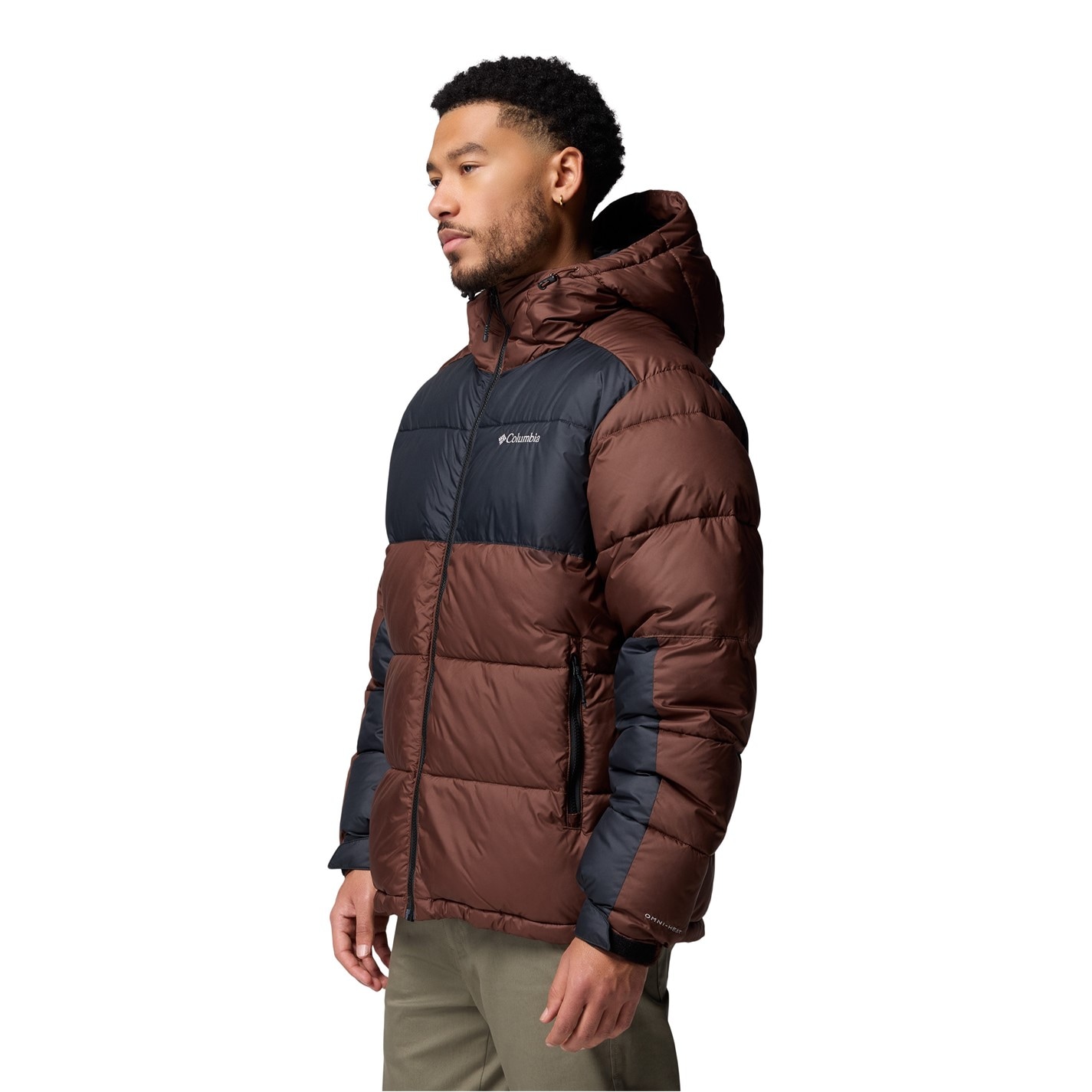 Bunda Columbia Tobacco 9260813 Men's Pike Lake Hooded Water-Resistant Insulated Puffer Jacket - 3