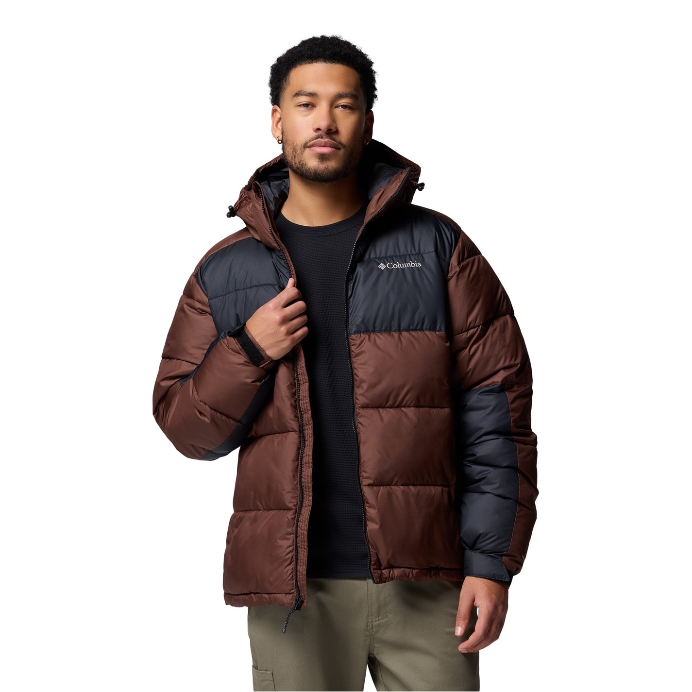 Bunda Columbia Tobacco 9260813 Men's Pike Lake Hooded Water-Resistant Insulated Puffer Jacket - 4