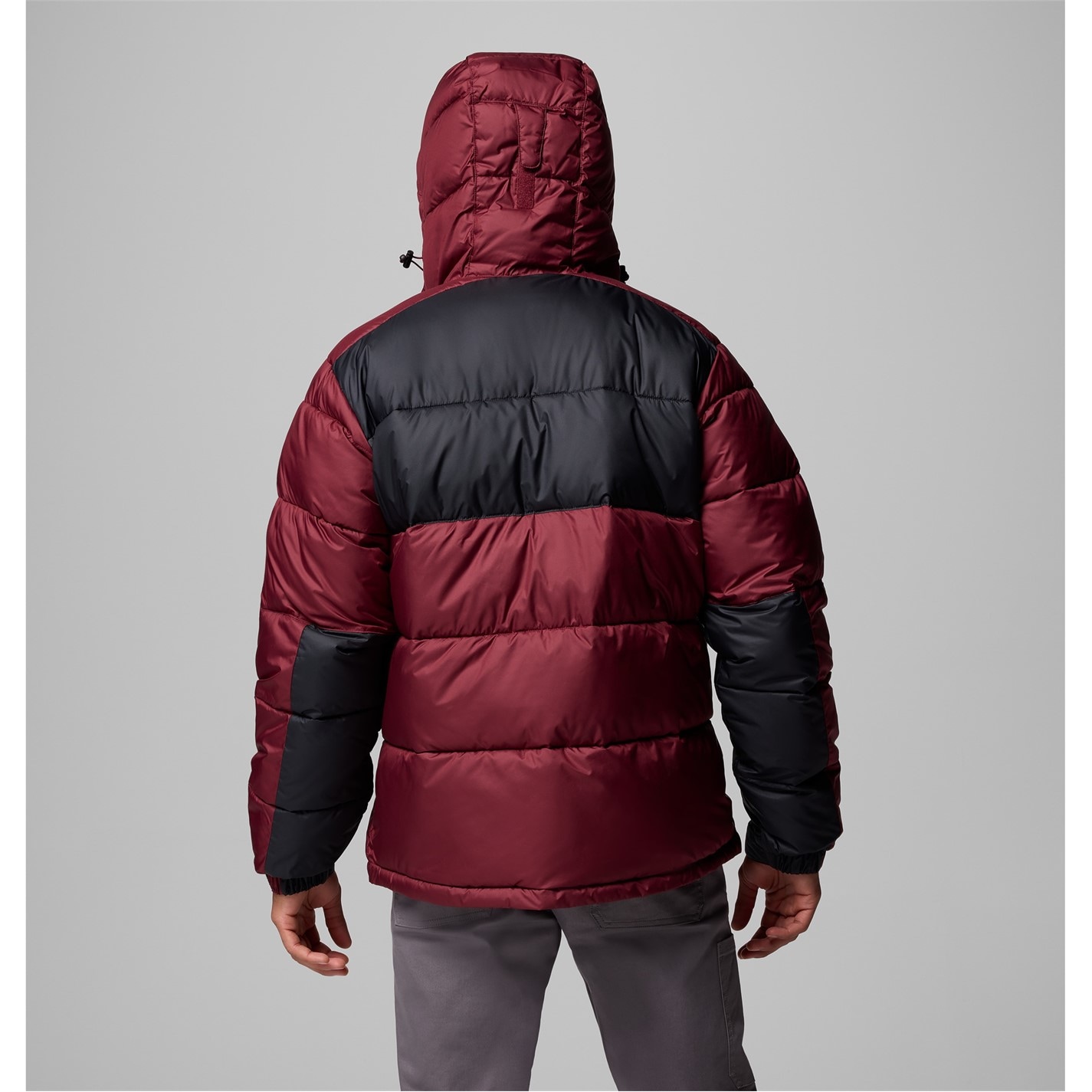Bunda Columbia Rich Wine 899344 Men's Pike Lake Hooded Water-Resistant Insulated Puffer Jacket - 2