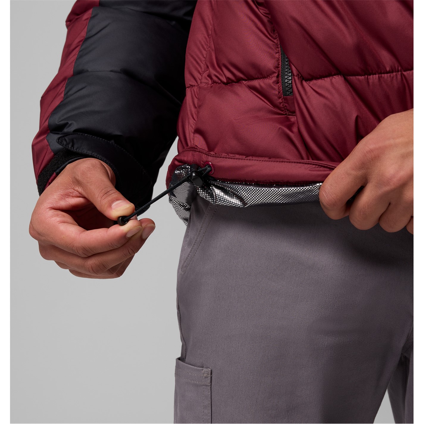 Bunda Columbia Rich Wine 899344 Men's Pike Lake Hooded Water-Resistant Insulated Puffer Jacket - 8