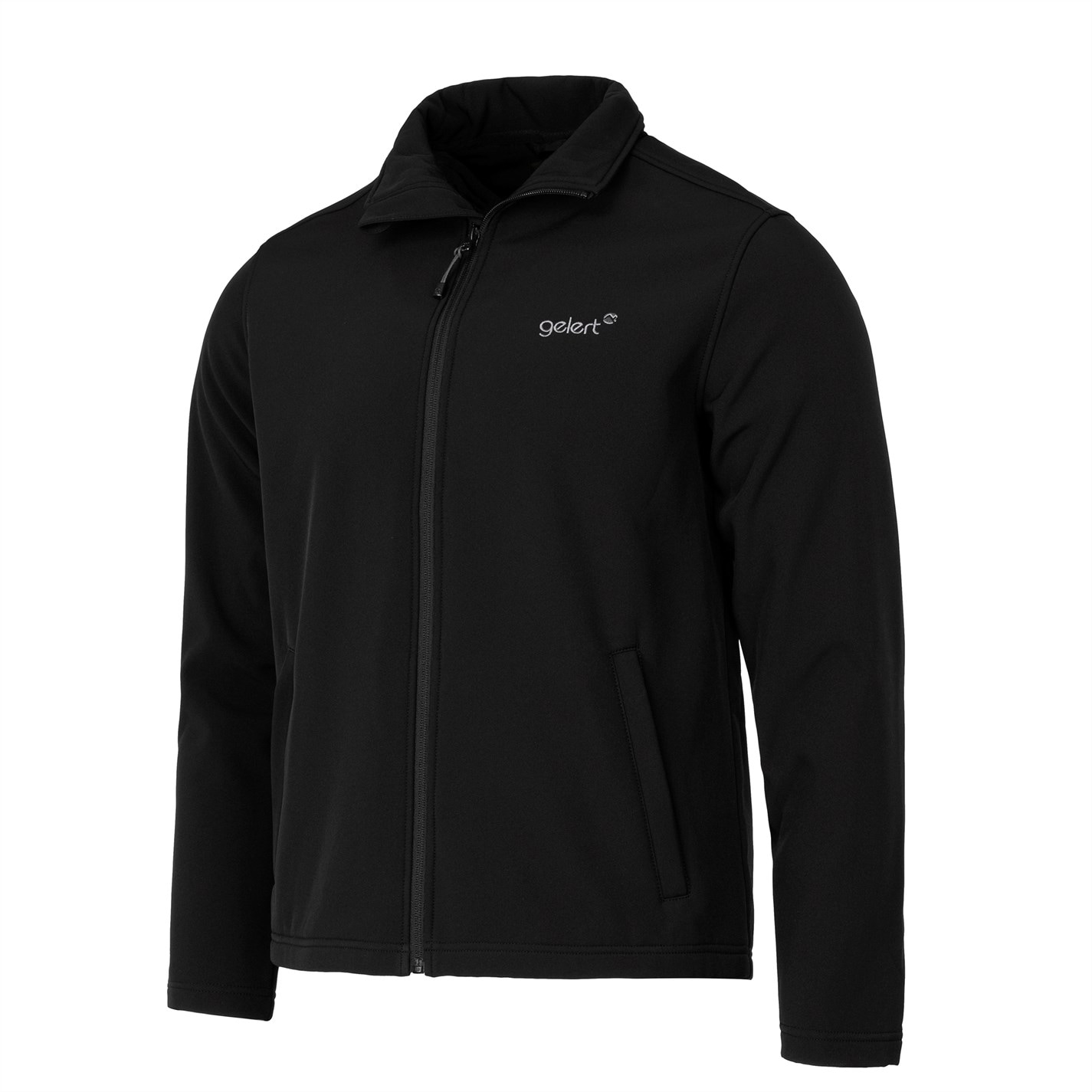 Bunda Gelert Black 3573396 Men's Fleece Lined Long Sleeve Softshell Jacket - 8