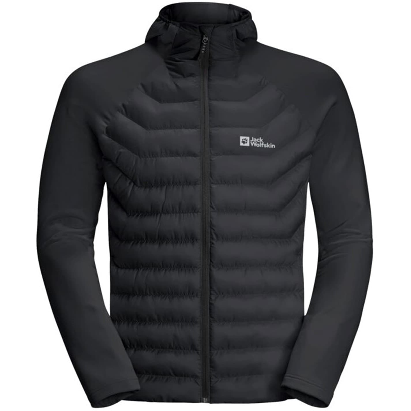 Bunda Jack Wolfskin Black 7720240 Men's JW Routeburn Water Resistant Windproof Synthetic Down Jacket - 1