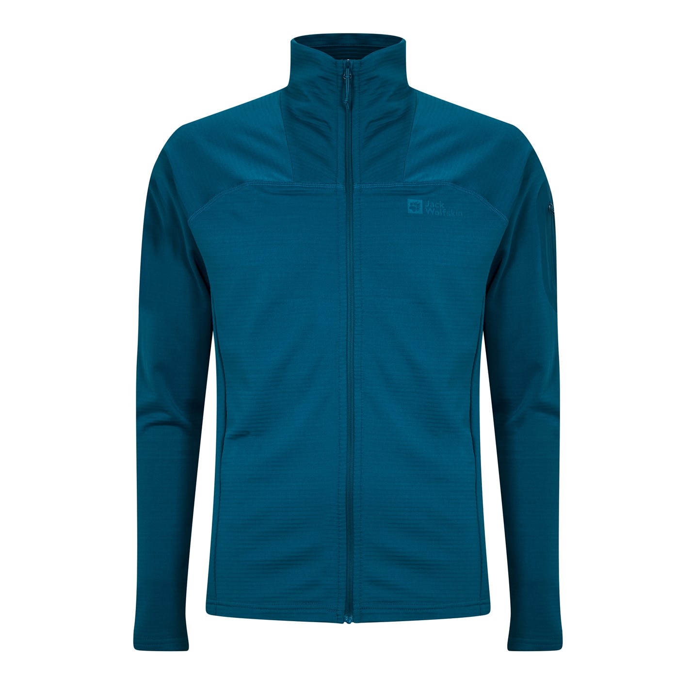 Bunda Jack Wolfskin Blue 8950015 Essential Hike™ Grid Fleece Full Zip - 1