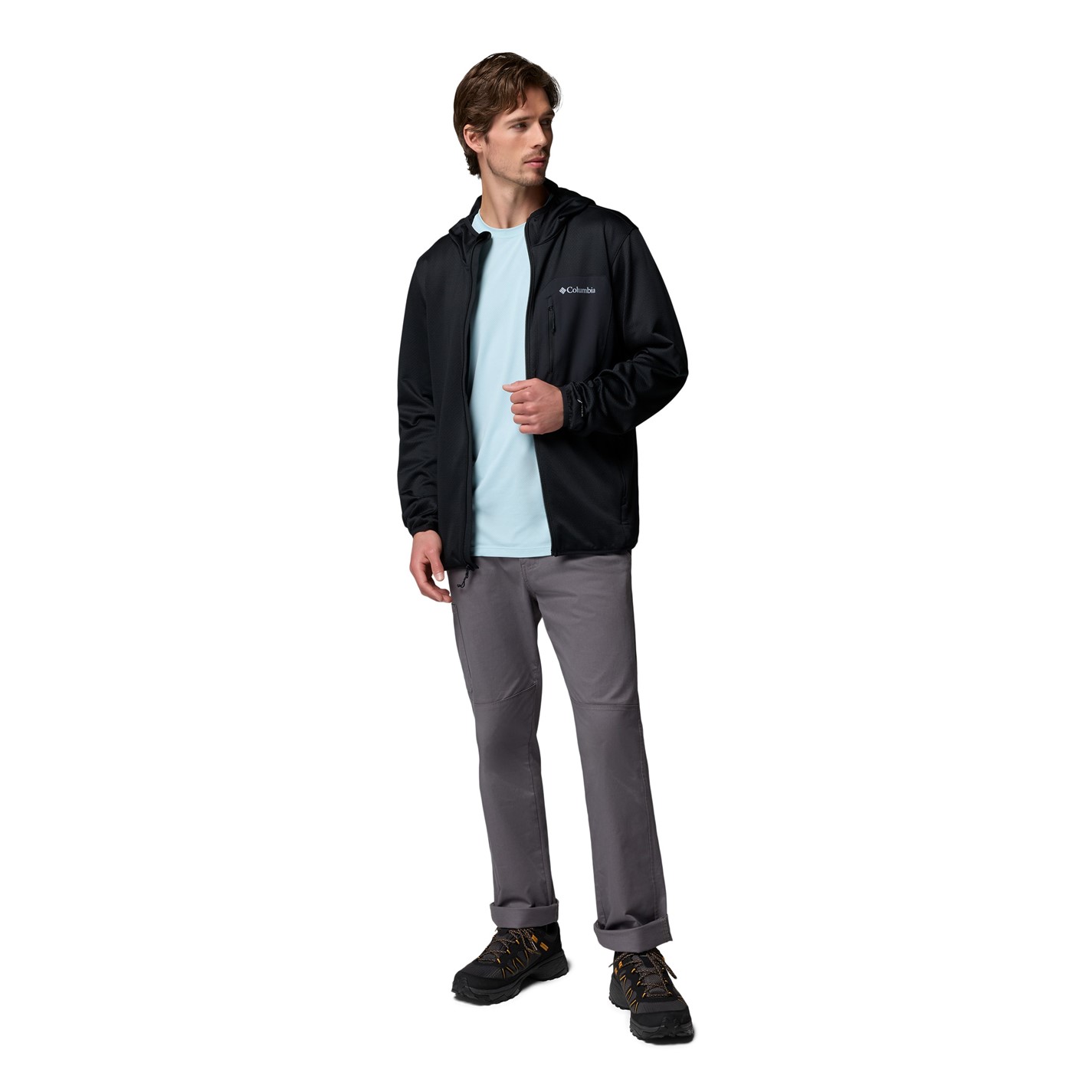 Bunda Columbia Black 7698613 Tall Heights™ Hdd Grid Fleece Full Zip - 3