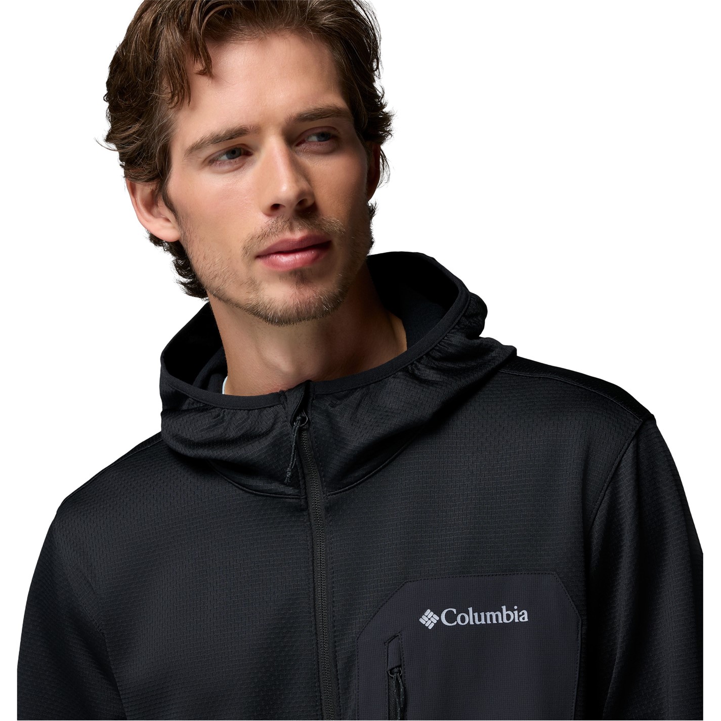 Bunda Columbia Black 7698613 Tall Heights™ Hdd Grid Fleece Full Zip - 4