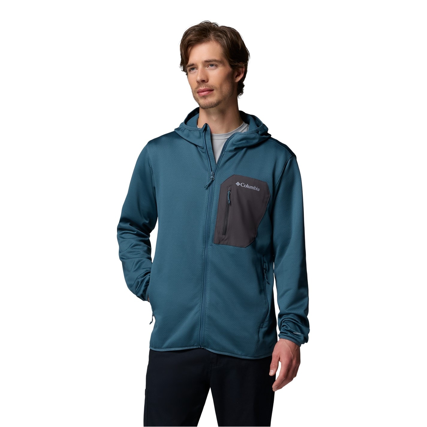 Bunda Columbia Blue 7938910 Tall Heights™ Hdd Grid Fleece Full Zip - 1