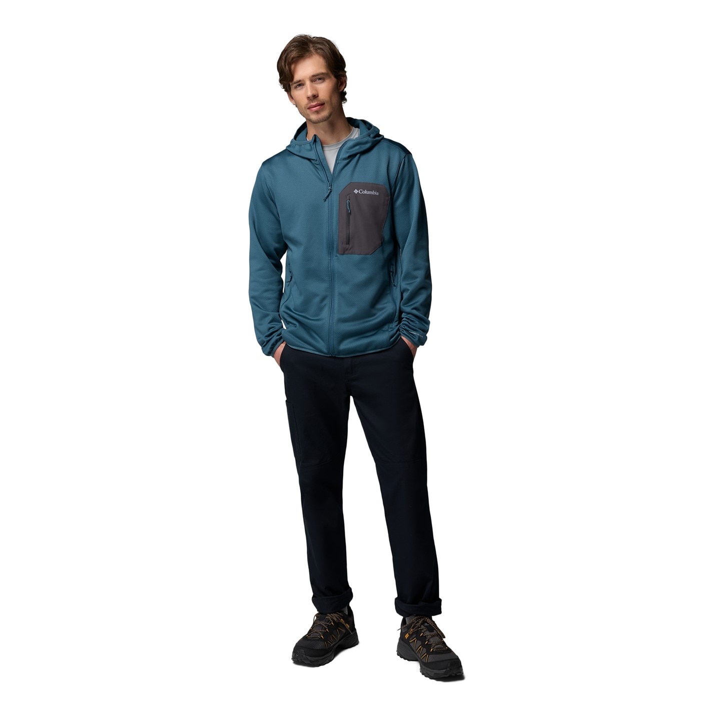 Bunda Columbia Blue 7938910 Tall Heights™ Hdd Grid Fleece Full Zip - 3