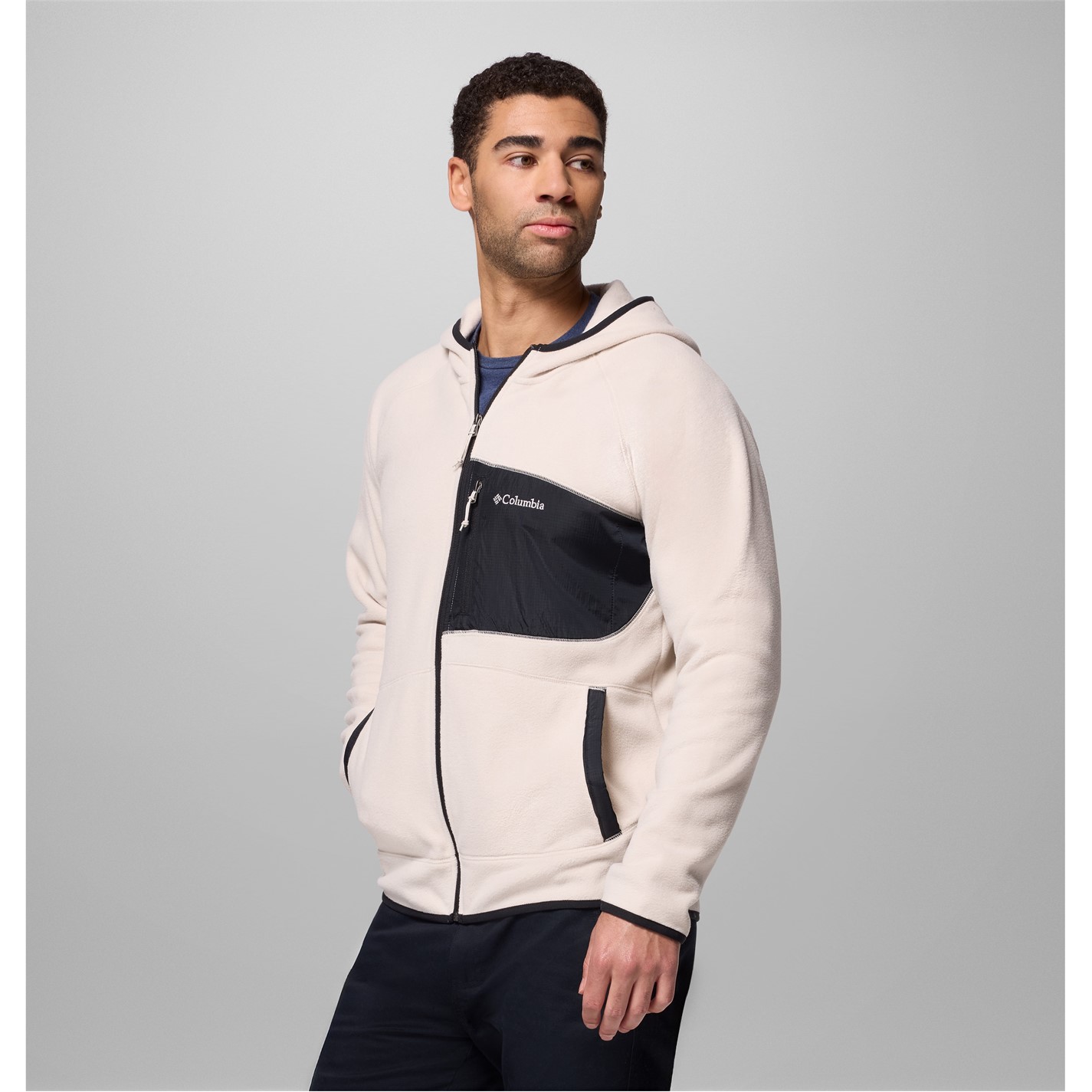 Bunda Columbia Dark Stone 4276366 Fast Trek Hooded Fleece Mens - 4
