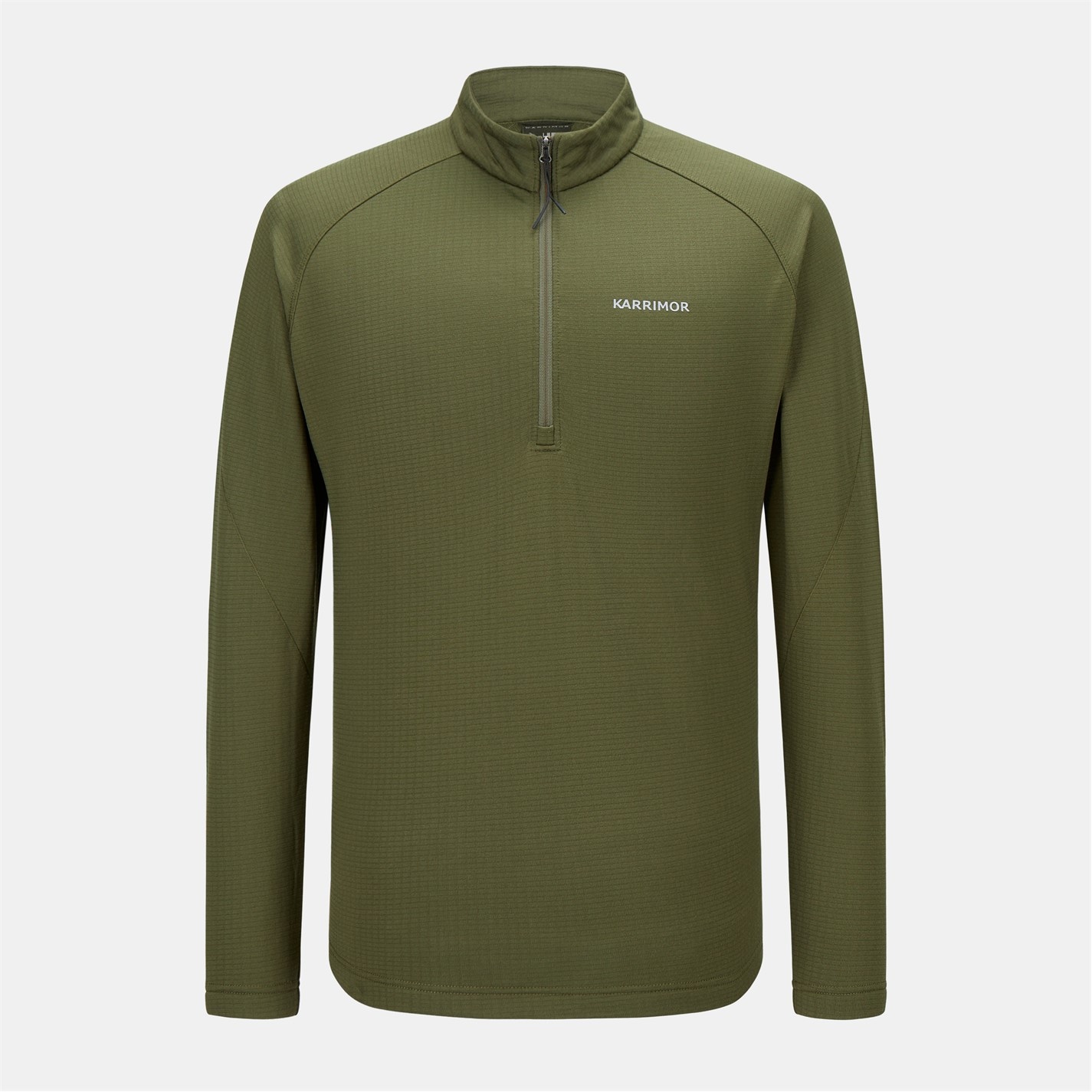 Bunda Karrimor Olive 2903848 Grid Fleece 1/2 Zip Mens - 1