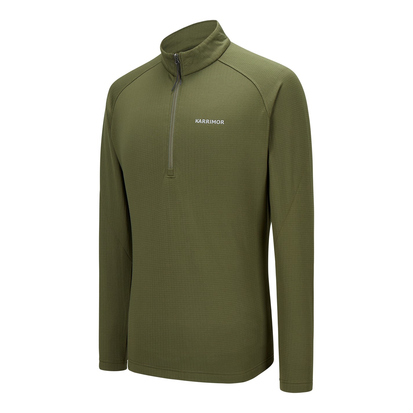 Bunda Karrimor Olive 2903848 Grid Fleece 1/2 Zip Mens - 3