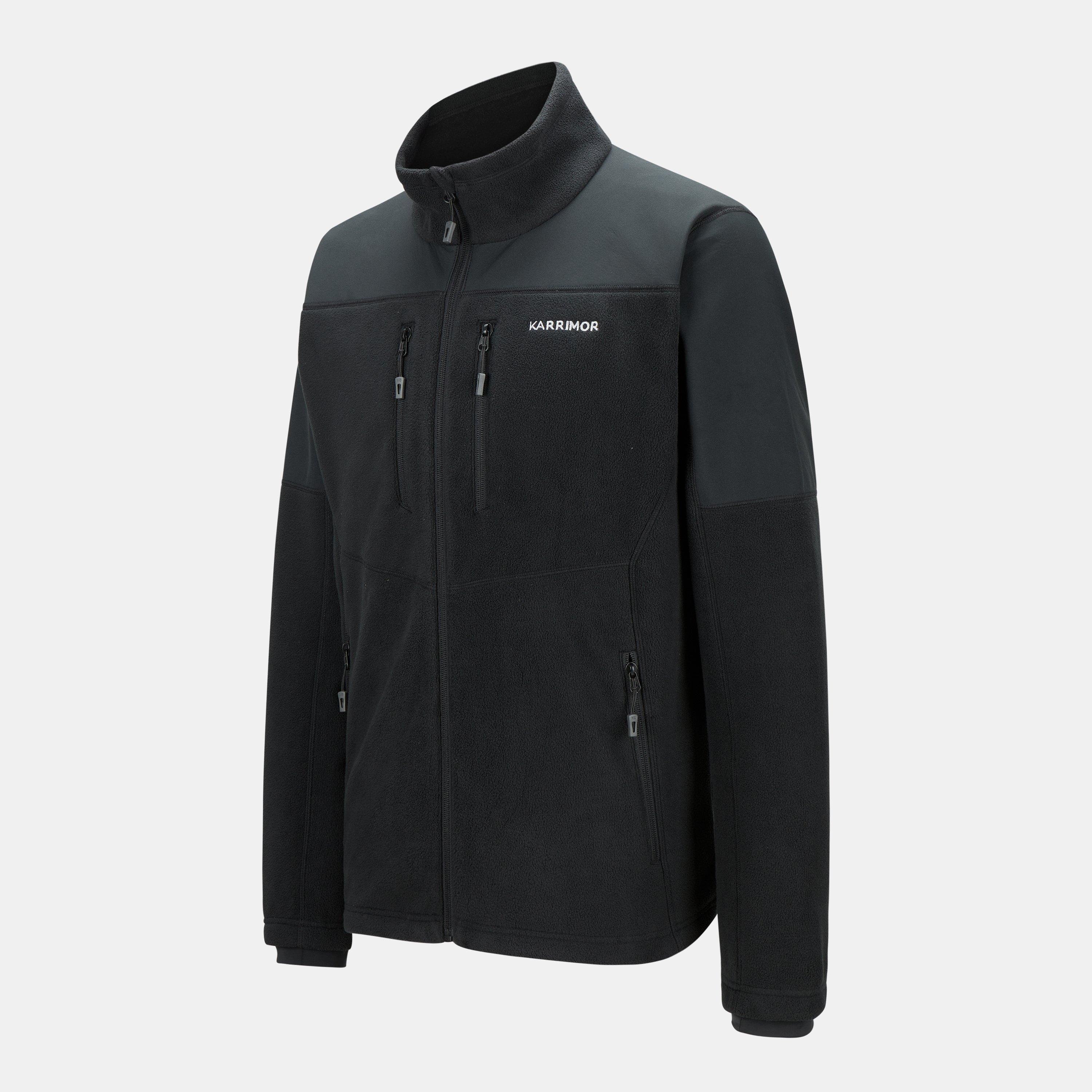 Bunda Karrimor Black 1485643 Windproof Fleece Jacket Mens - 3