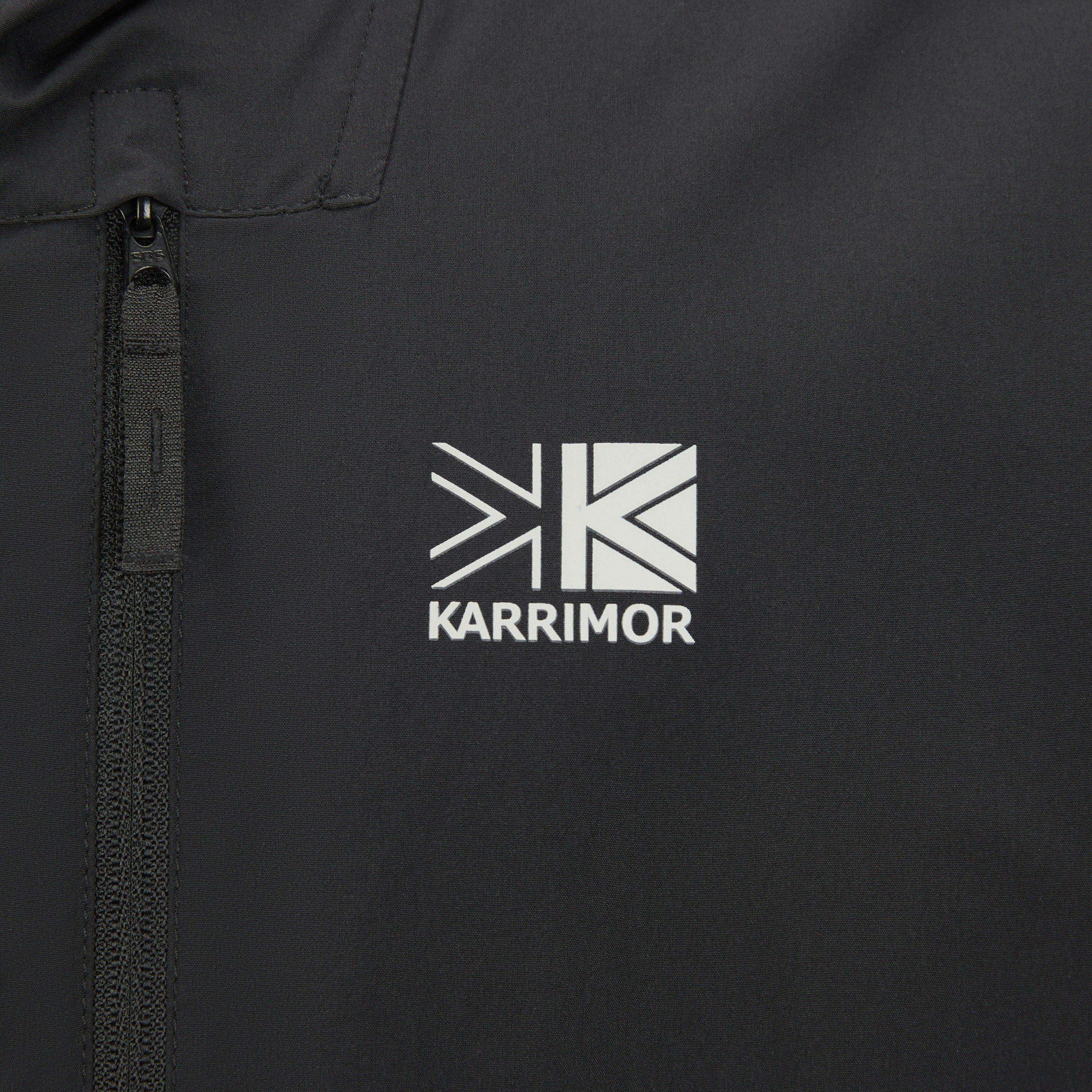 Bunda Karrimor Grey/Black 8162607 Mens Base Camp Windproof DWR Long Sleeve Softshell Jacket - 4
