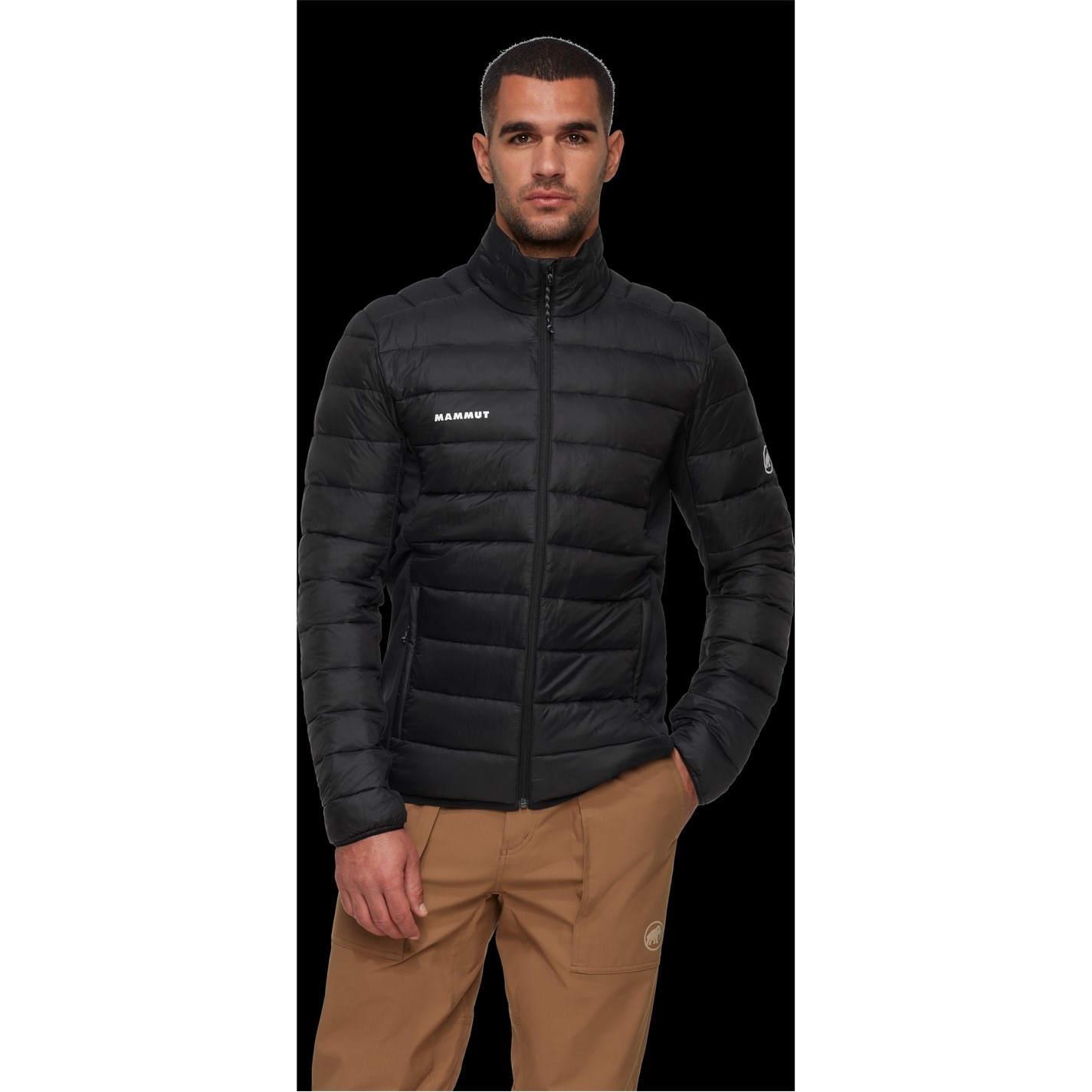 Bunda Mammut Black 1527523 Men's Full-Zip Puffer Jacket - 3