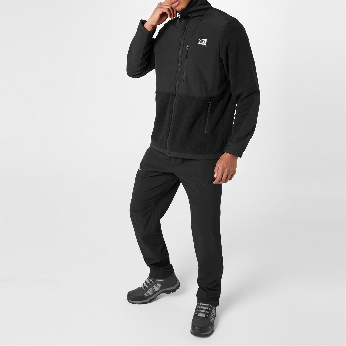 Bunda Karrimor Black 6282957 Basecamp Fleece Mens - 2
