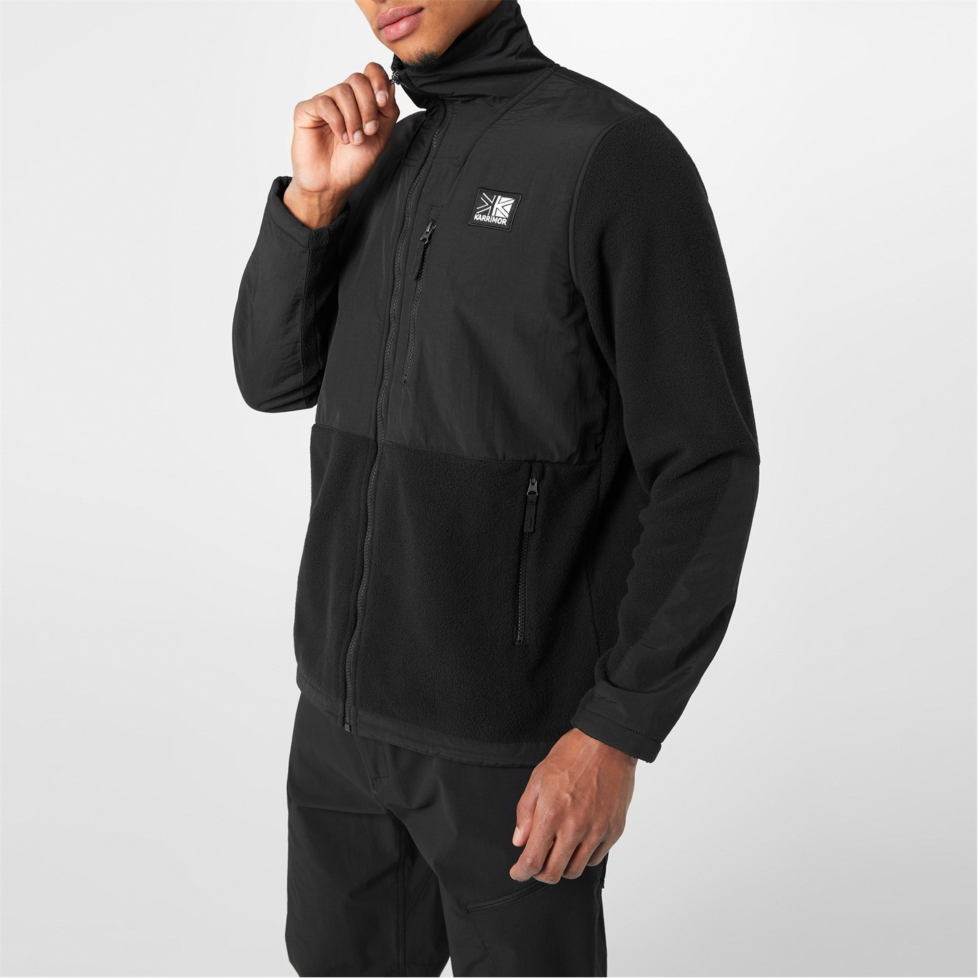 Bunda Karrimor Black 6282957 Basecamp Fleece Mens - 4
