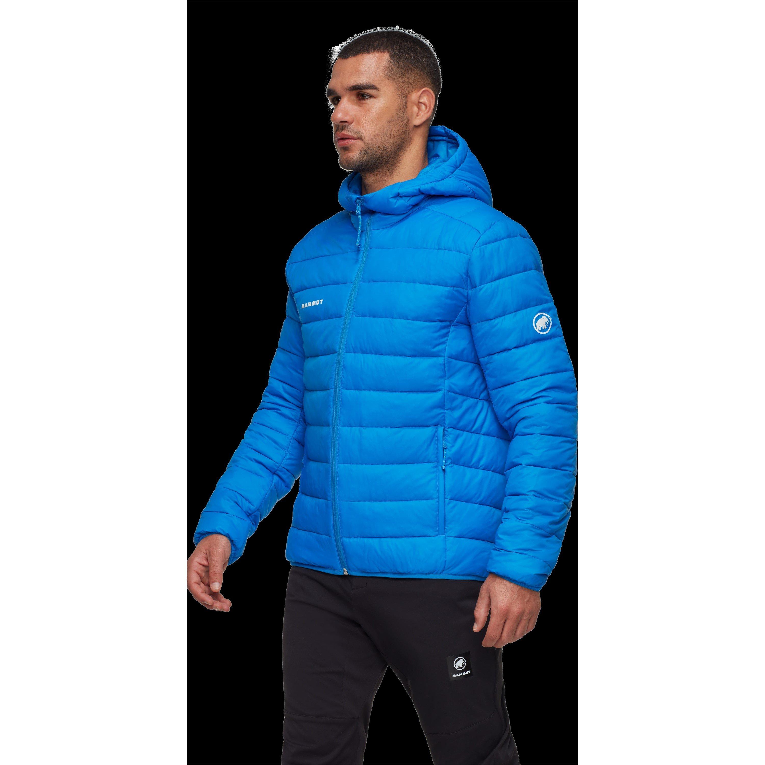 Bunda Mammut Glacier Blue 8446286 Men's Crag IN Hoodie Full-Zip Funnel-Neck Puffer Jacket - 4