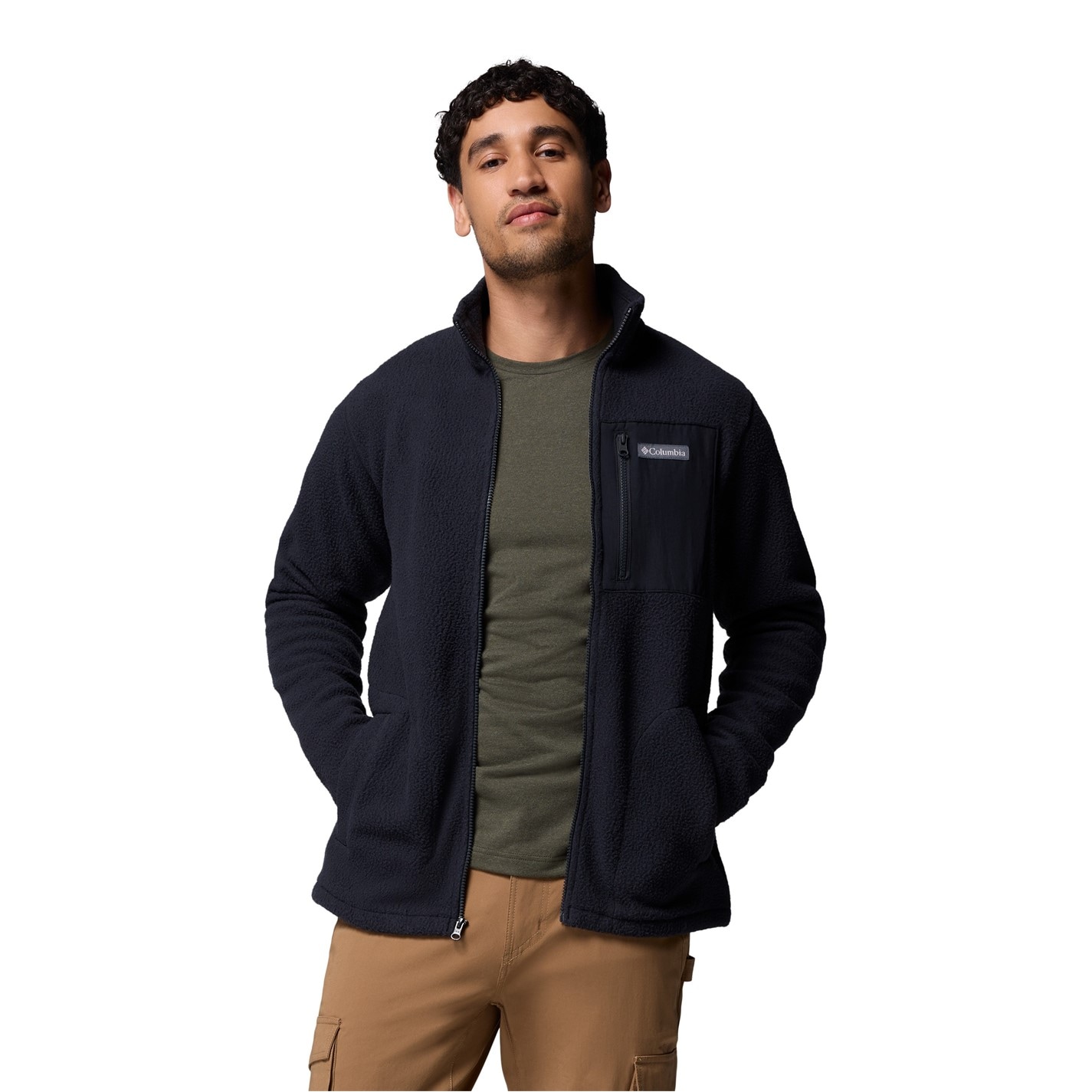 Bunda Columbia Black 7107655 Jasper Ridge™ Pebbled Full Zip Fleece - 4