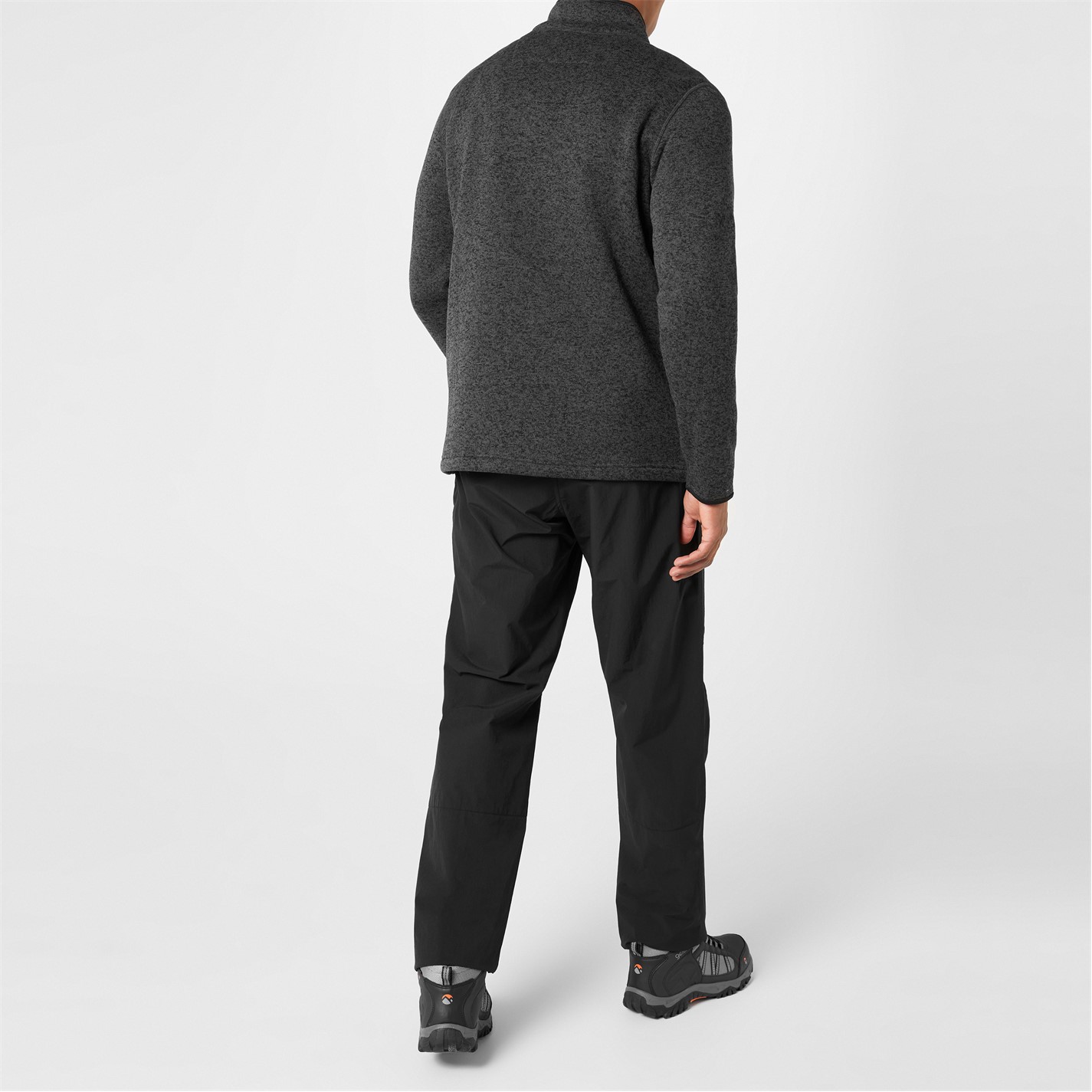 Bunda Karrimor Charcoal Marl 3336490 1/4 Zip Orbit Fleece Mens - 3