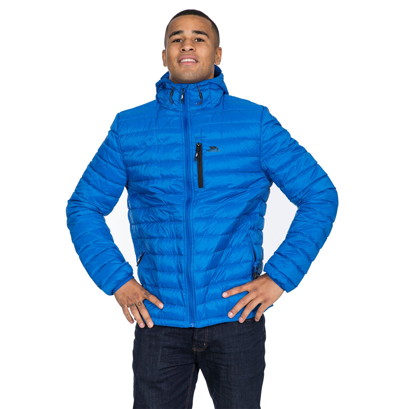 Bunda Trespass Burgundy 8272836 Men's Digby Thermal Insulation Weather Resistant Down Jacket - 9