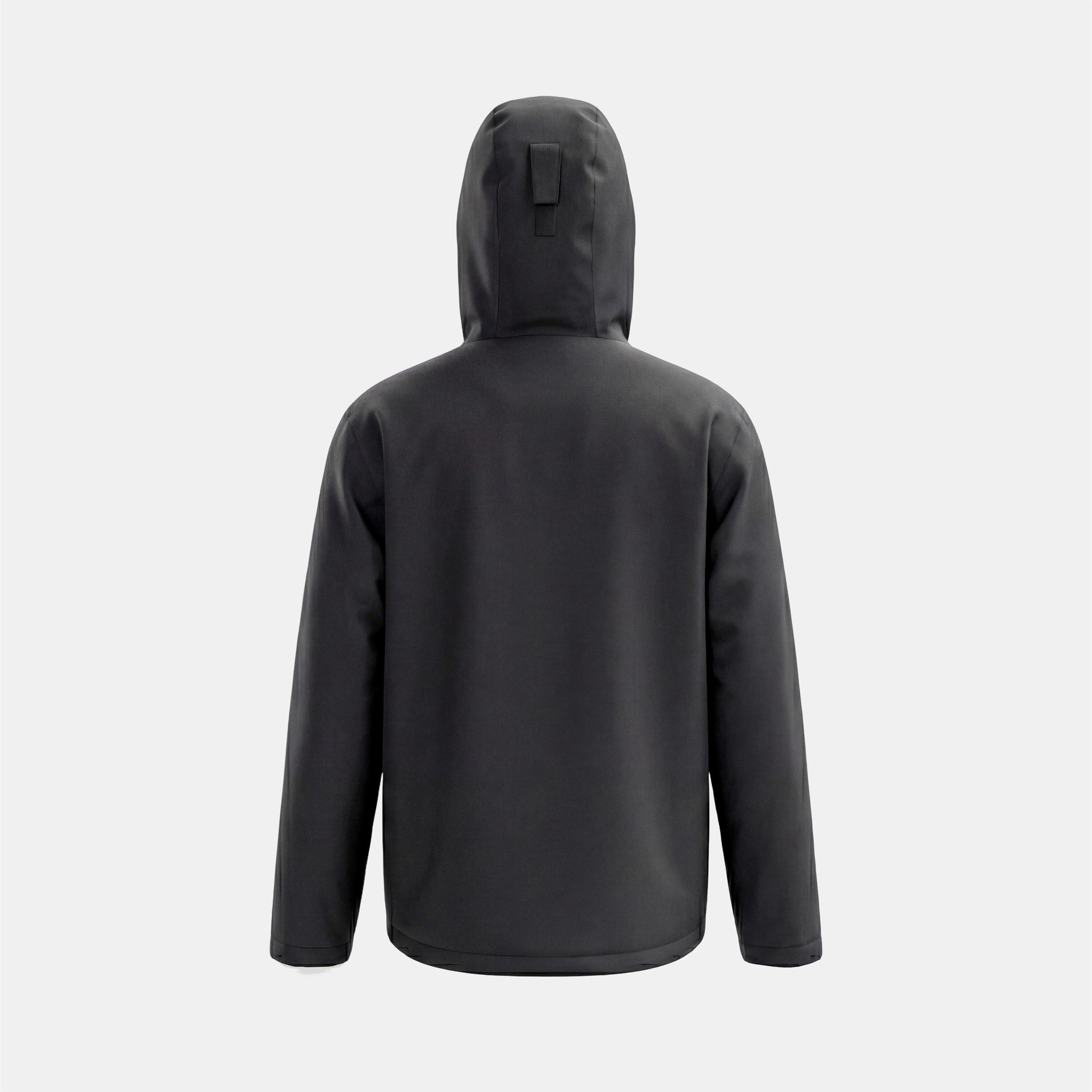 Bunda Gelert Charcoal 1983116 Mens Horizon Waterproof Hooded Long Sleeve Insulated Puffer Jacket - 2