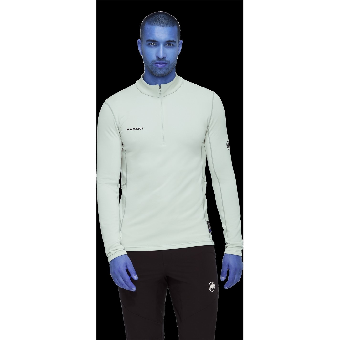 Bunda Mammut Silver Sage 886506 Men's Aener 1/4 Zip Fleece - 3