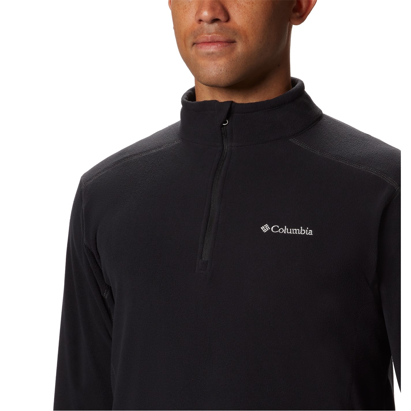 Bunda Columbia Black 8170668 Klamath Range Half Zip Fleece Mens - 3