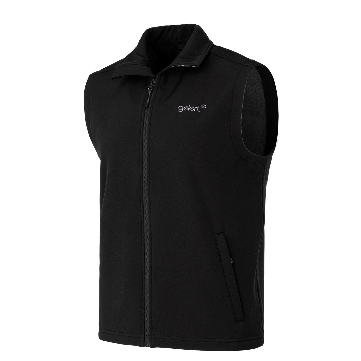Bunda Gelert Black 4943061 Men's Softshell Fleece Lined Sleeveless Gilet - 6