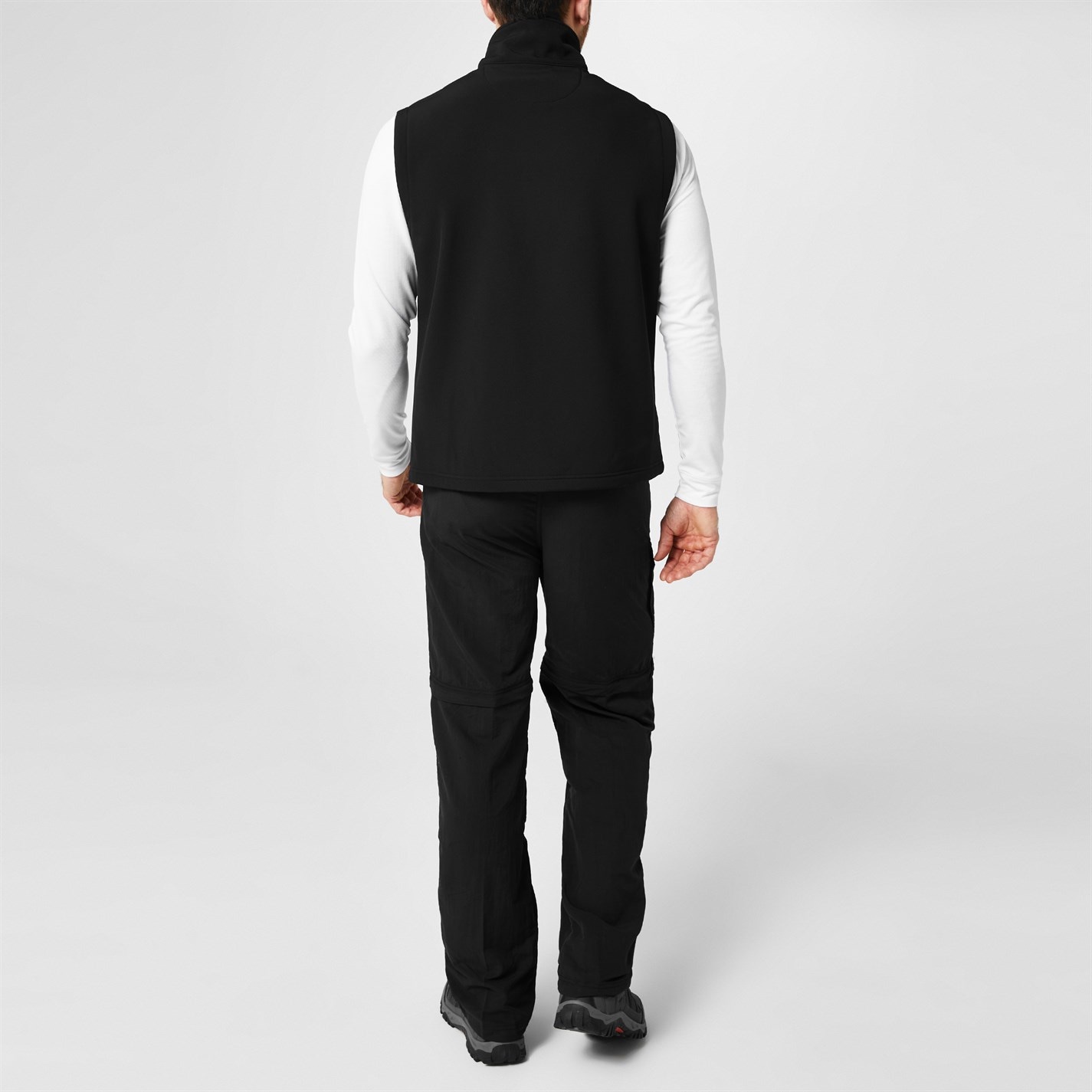 Bunda Gelert Black 4943061 Men's Softshell Fleece Lined Sleeveless Gilet - 3