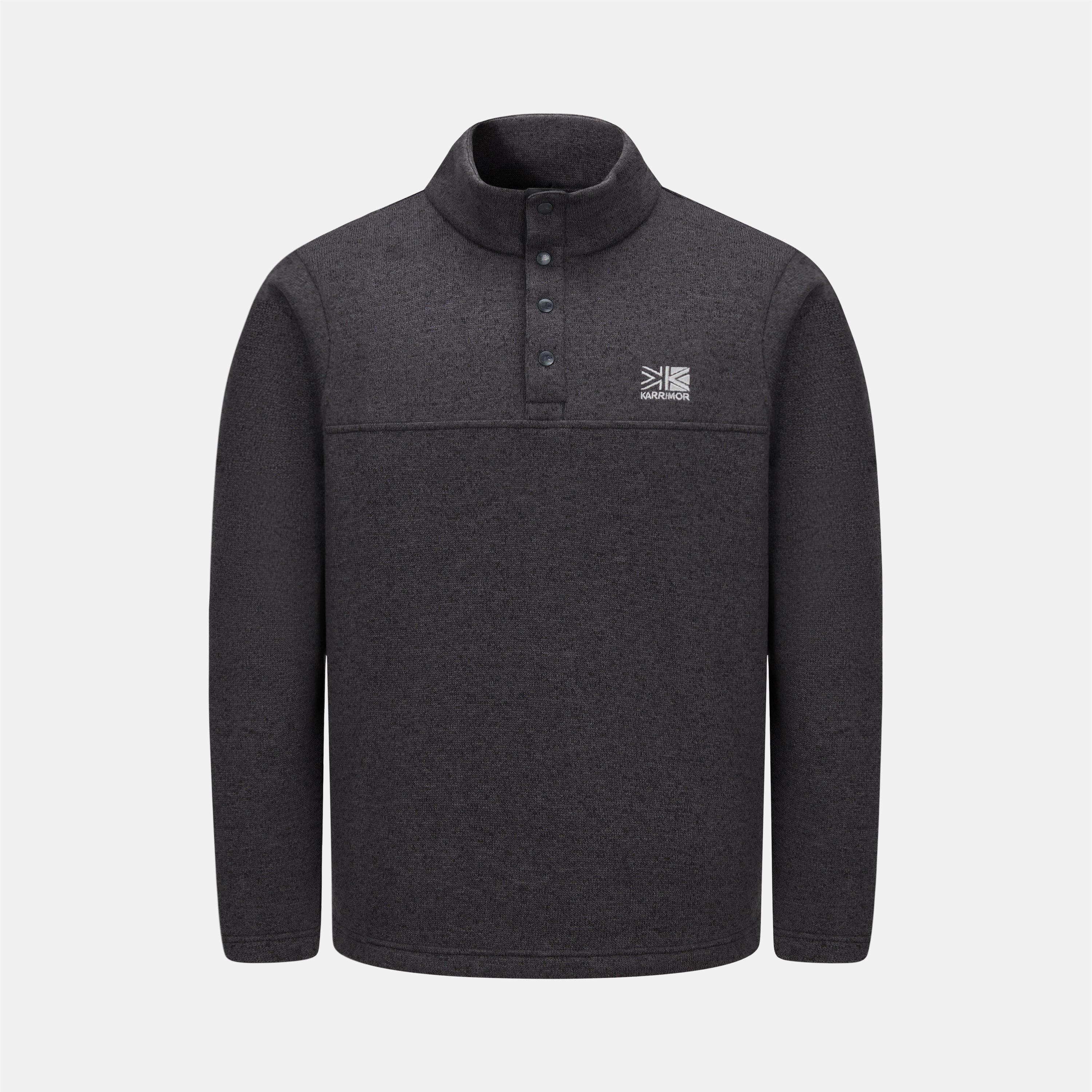 Bunda Karrimor Black Marl 8547993 Men's Urban 1/4 Zip Fleece Top - 1